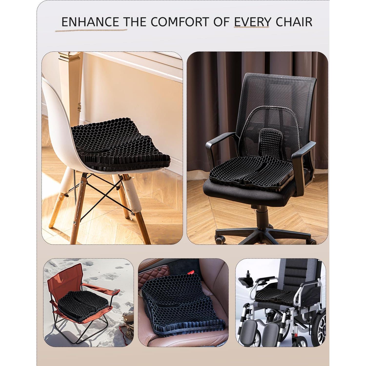 Cojín de Gel TPE Anzeng Grande 43x37 cm Alivio Dolor Cadera