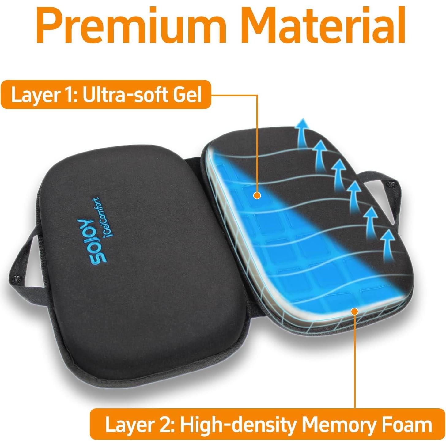 Cojín de Gel Plegable Sojoy FBA_B01EM8P456 50.8x33cm