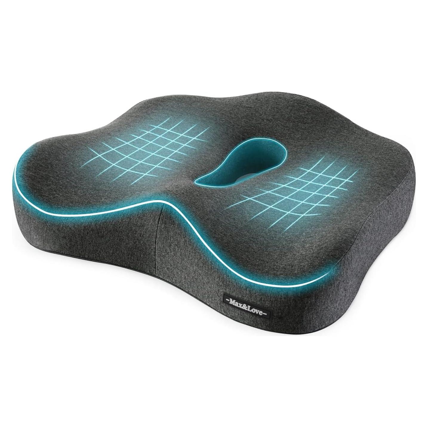 Cojín de Asiento Ergonomico Max&Love de Espuma Viscoelástica