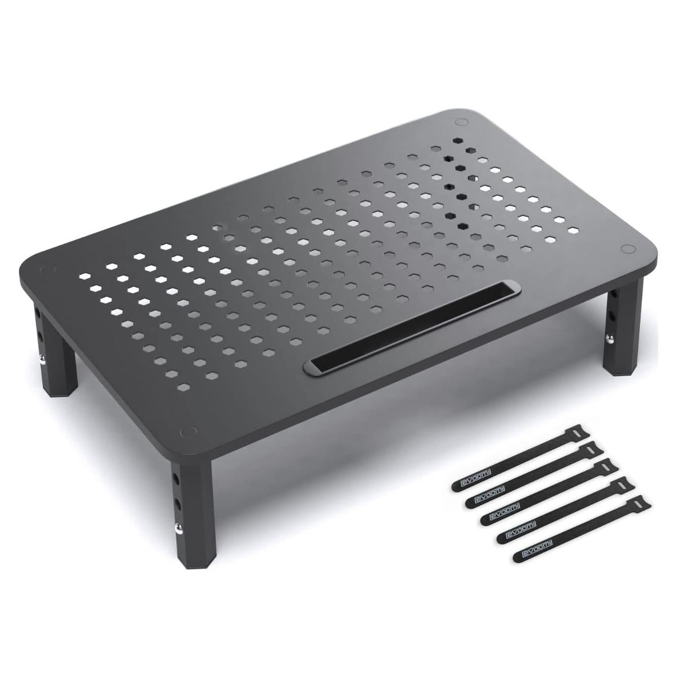 Soporte Elevador para Monitor EVOOMI - Antideslizante, Acero HD