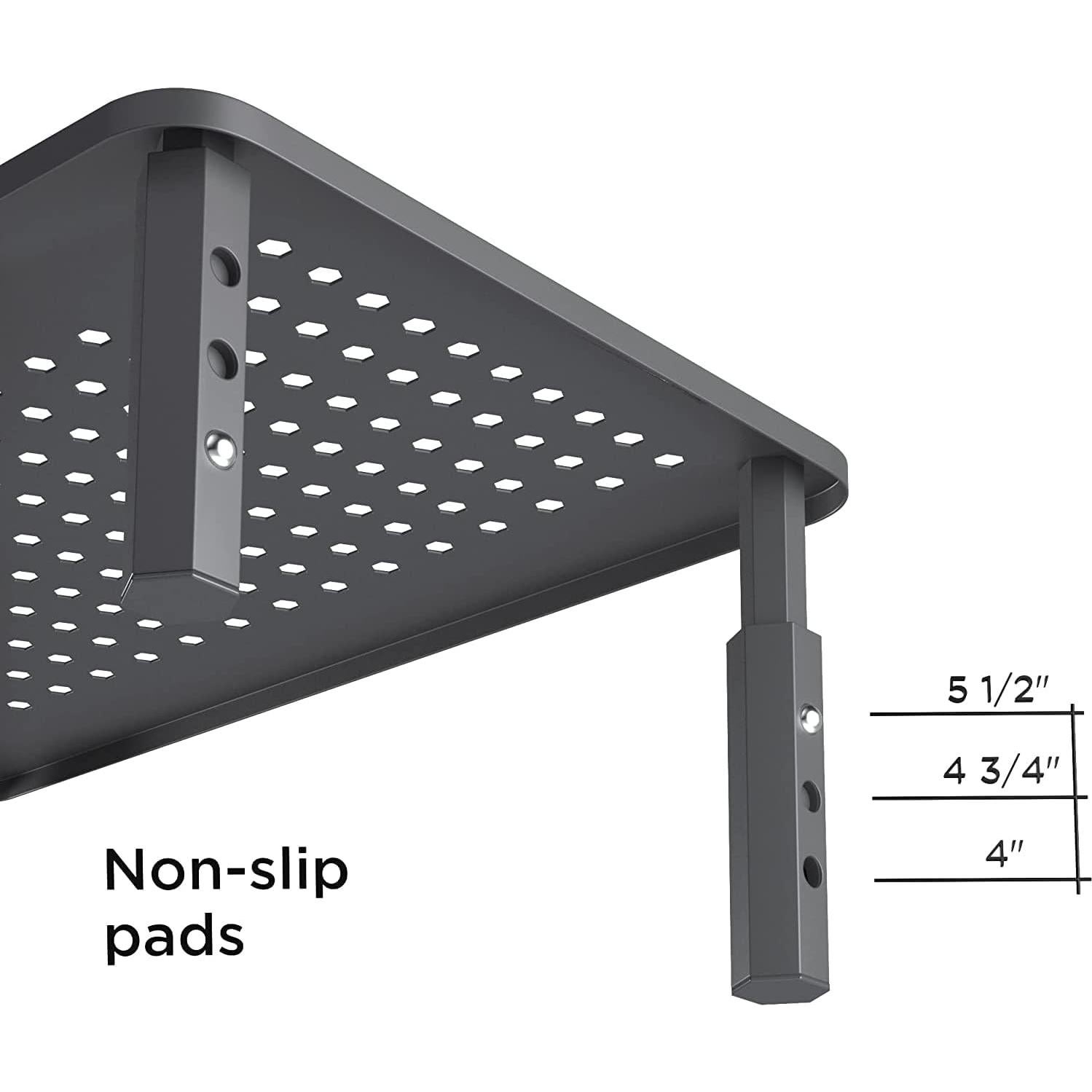 Soporte Elevador para Monitor EVOOMI - Antideslizante, Acero HD