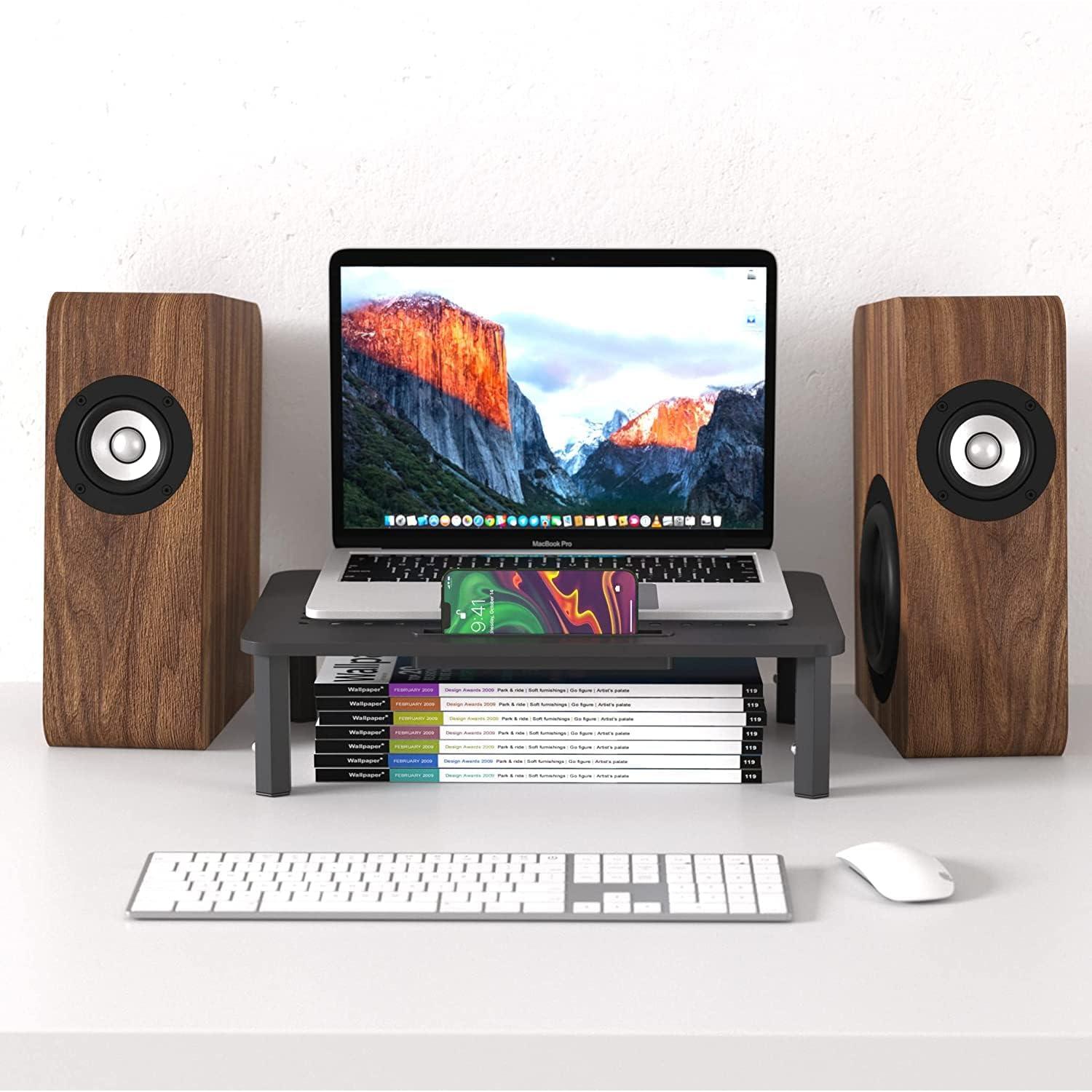 Soporte Elevador para Monitor EVOOMI - Antideslizante, Acero HD