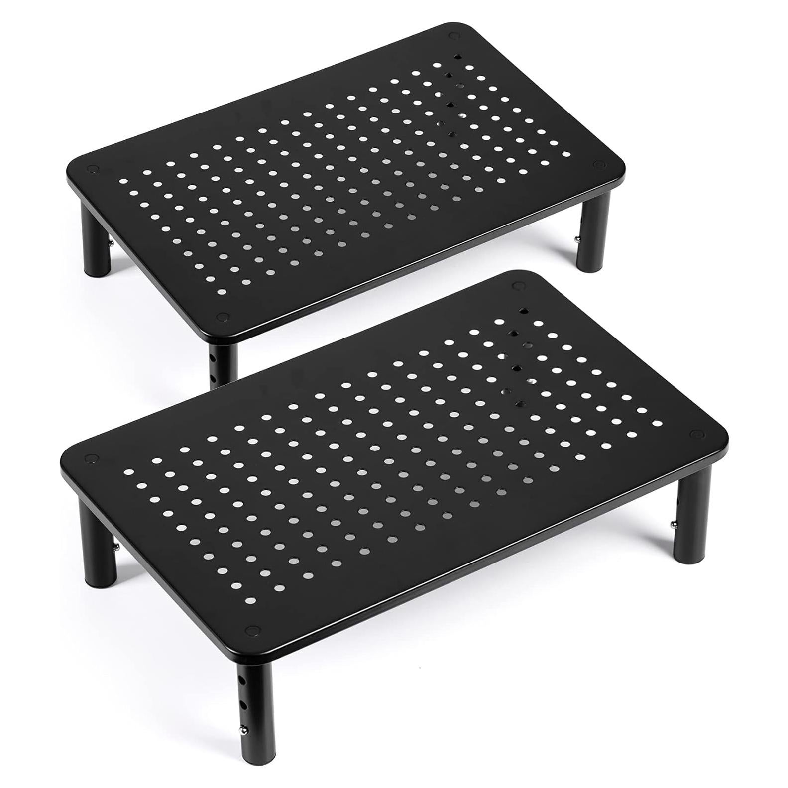 Soporte de Monitor Ajustable LOTEYIKE - 2 Paquetes, Metal, Ergonómico