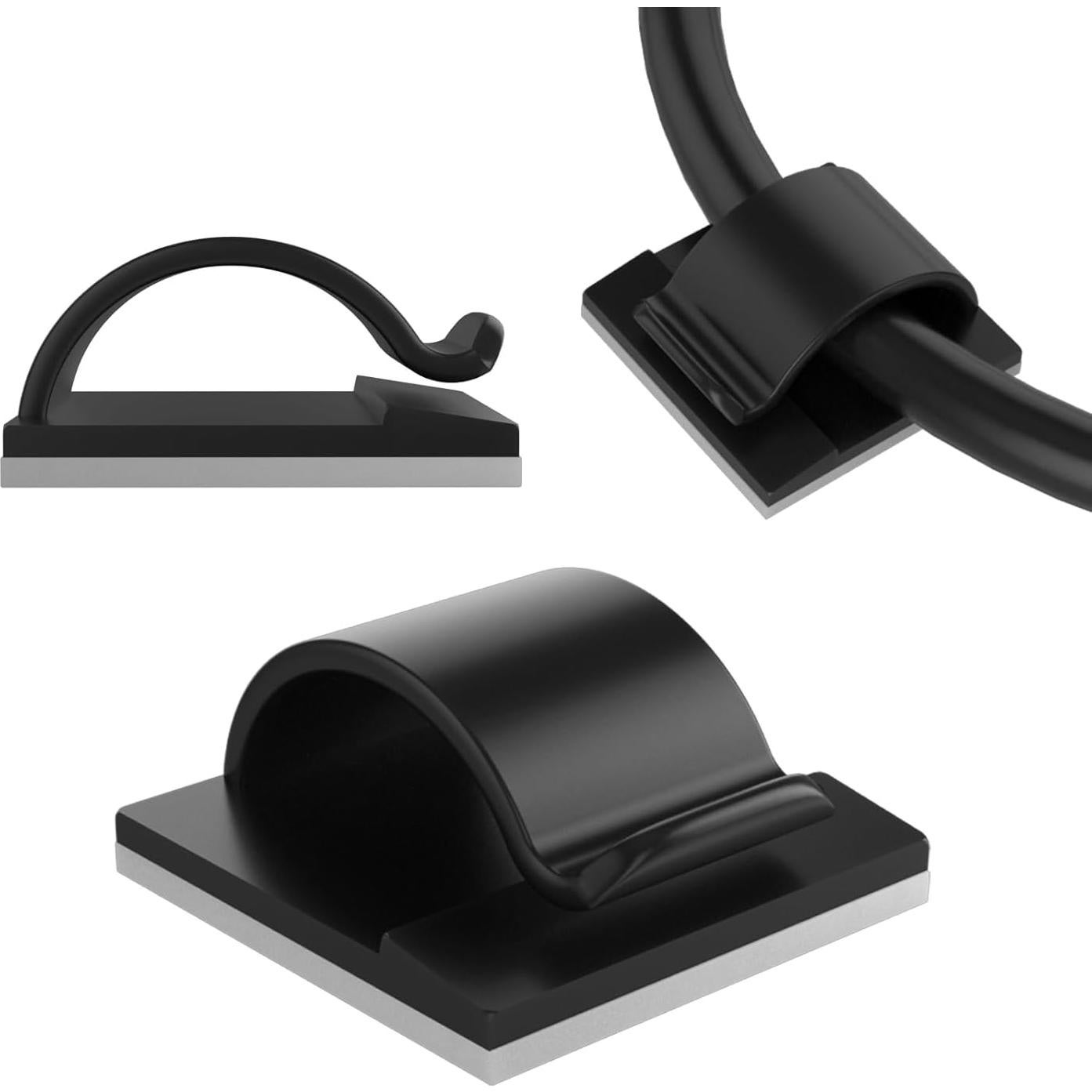 30 Clips Adhesivos para Cables LinkDocs - Organización Eficaz
