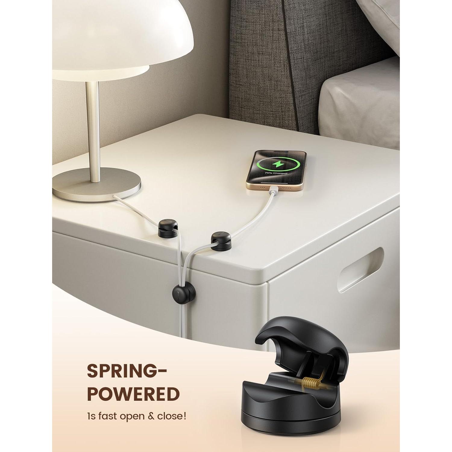 6 Pack Organizador de Cables Rotatable Lamicall 8mm