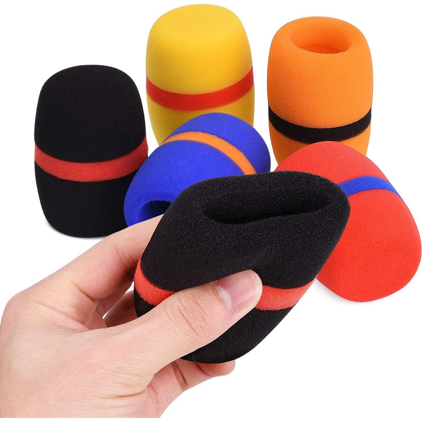 Paquete de 10 Cubiertas de Espuma para Micrófono Facmogu