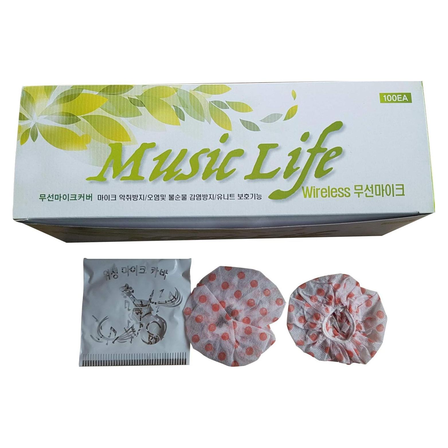 Cubiertas Desechables para Micrófono 100 Pcs - Higiénicas