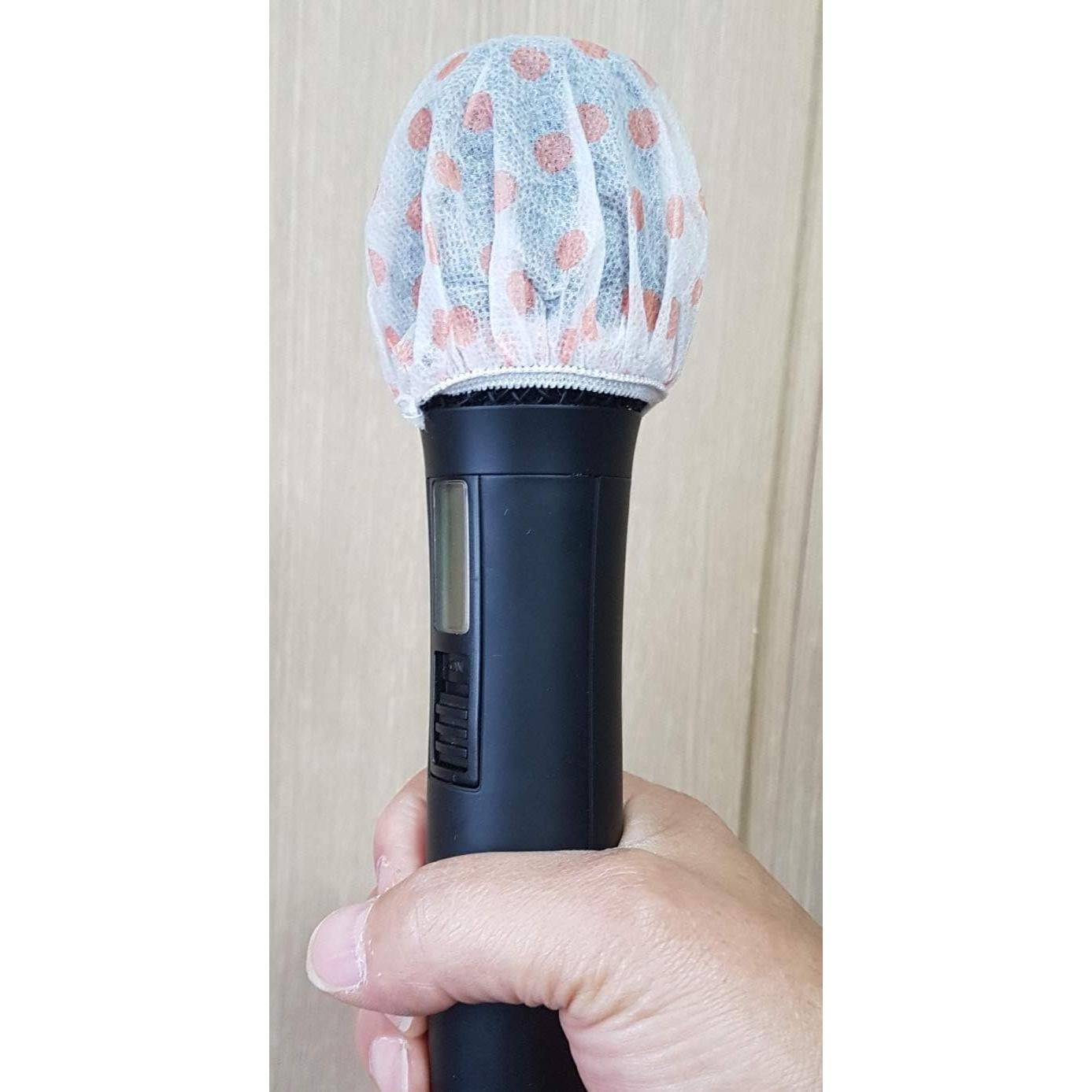 Cubiertas Desechables para Micrófono 100 Pcs - Higiénicas