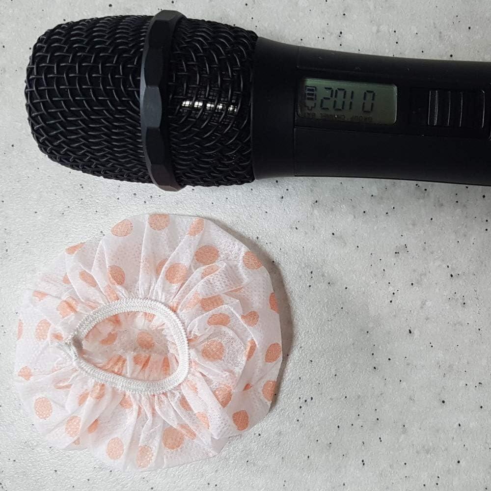 Cubiertas Desechables para Micrófono 100 Pcs - Higiénicas