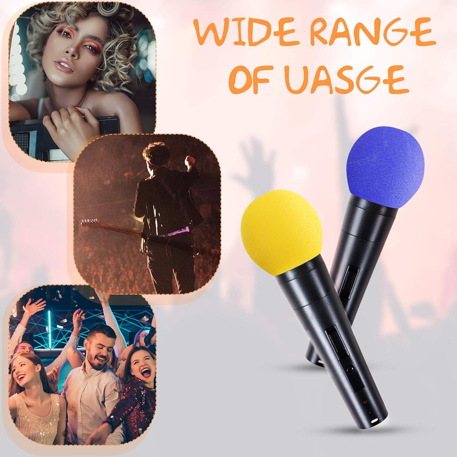 40 Fundas de Espuma para Micrófono de Mano - 10 Colores