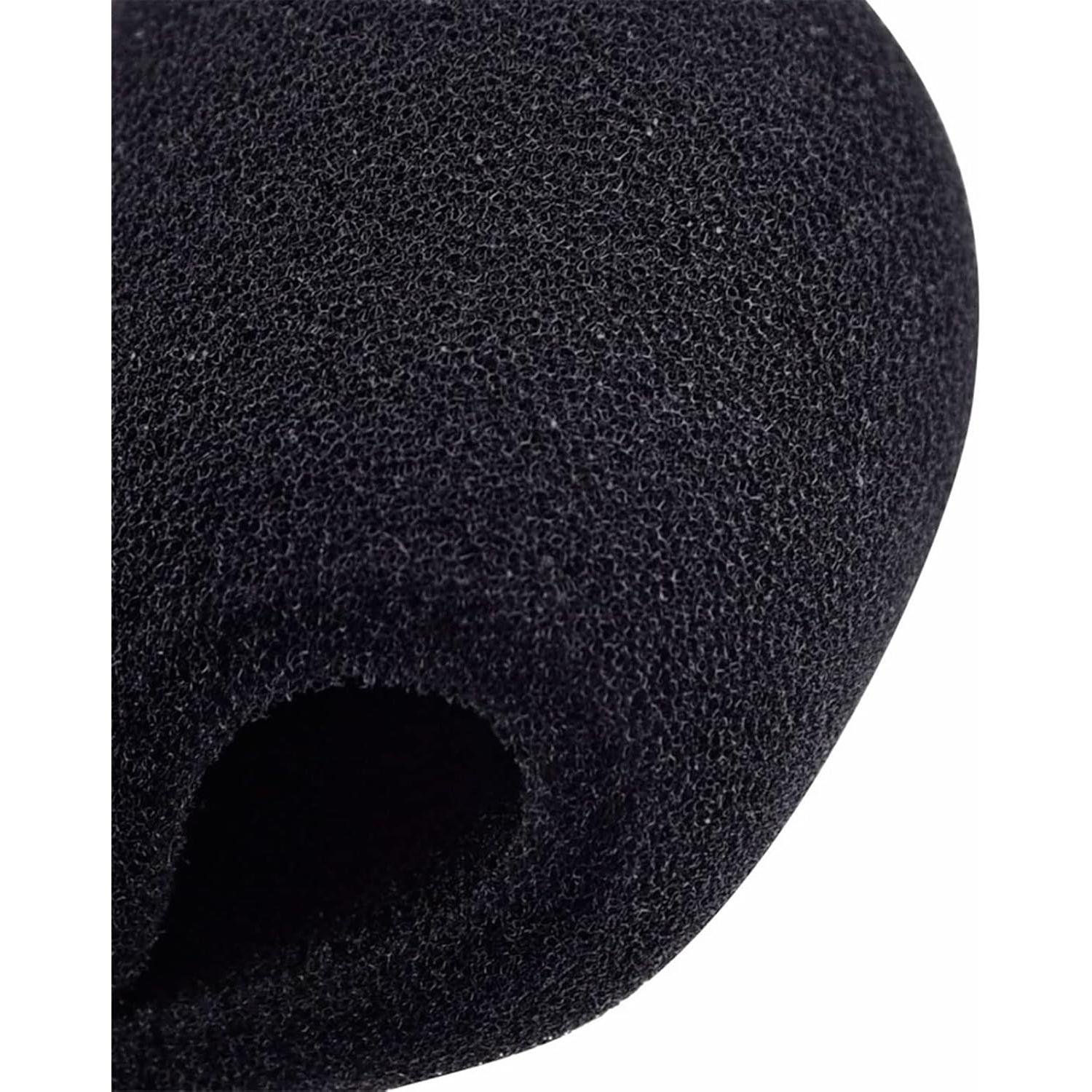 Paquete de 10 Cubiertas de Espuma Mudder para Micrófono Negro