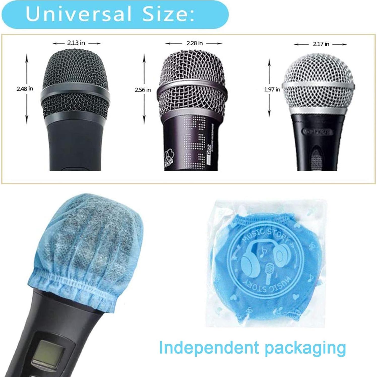 300 Cubiertas Desechables para Micrófono TENGYES Multicolor