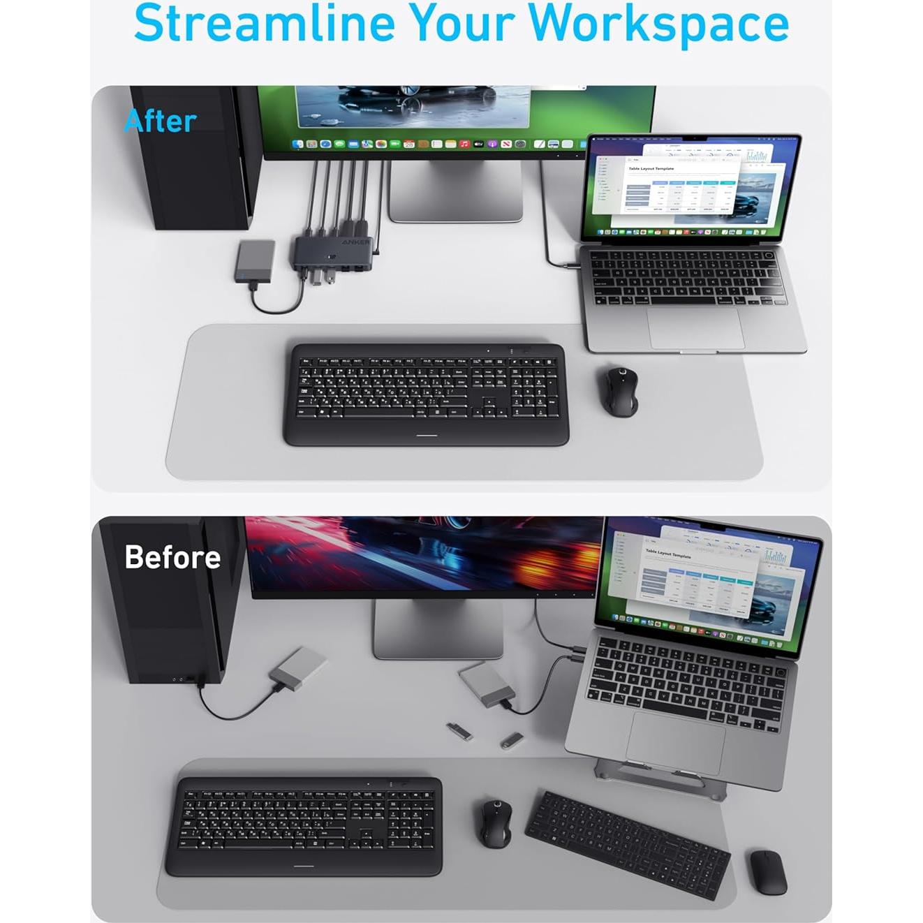 Interruptor KVM Anker HDMI 4K 5 Puertos USB 3.0