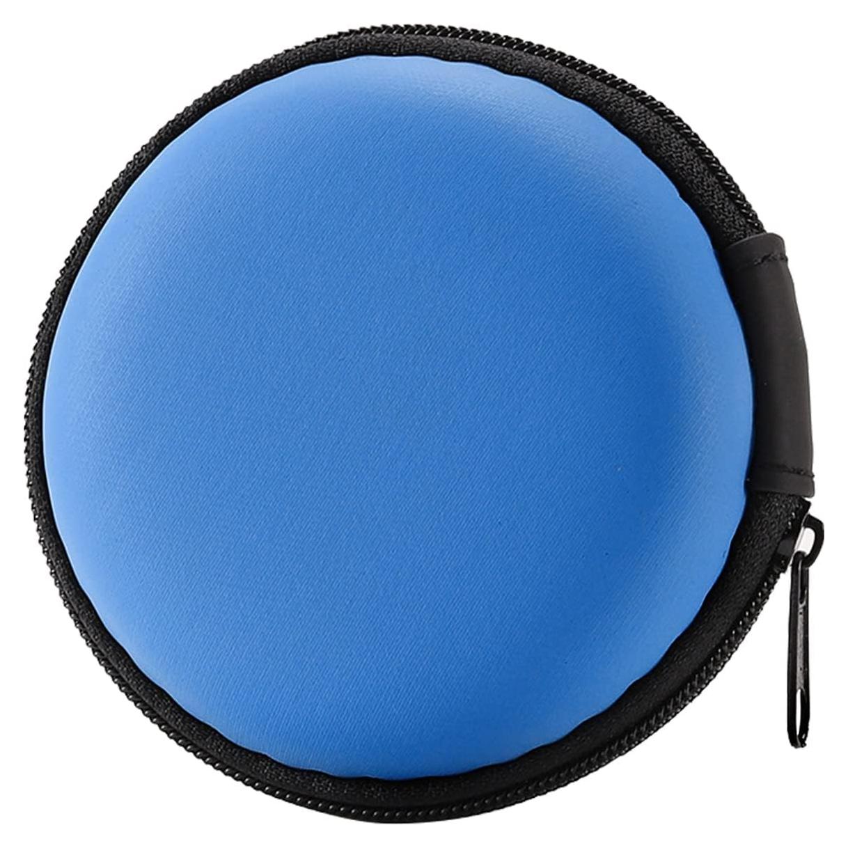 Funda Dura para Auriculares MAS CARNEY Azul 8x8x3cm