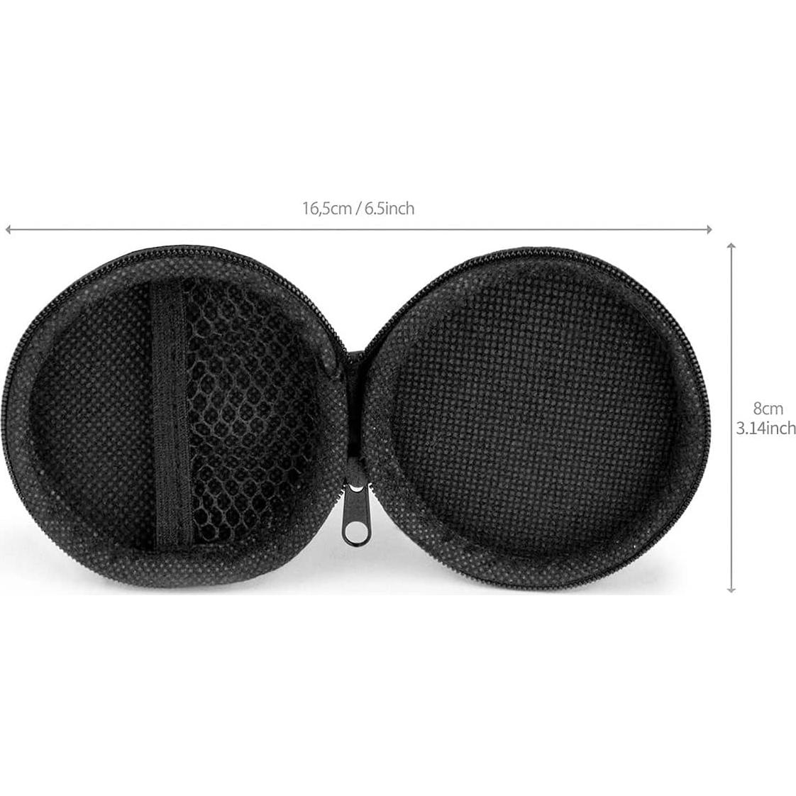 Funda Dura para Auriculares MAS CARNEY Azul 8x8x3cm