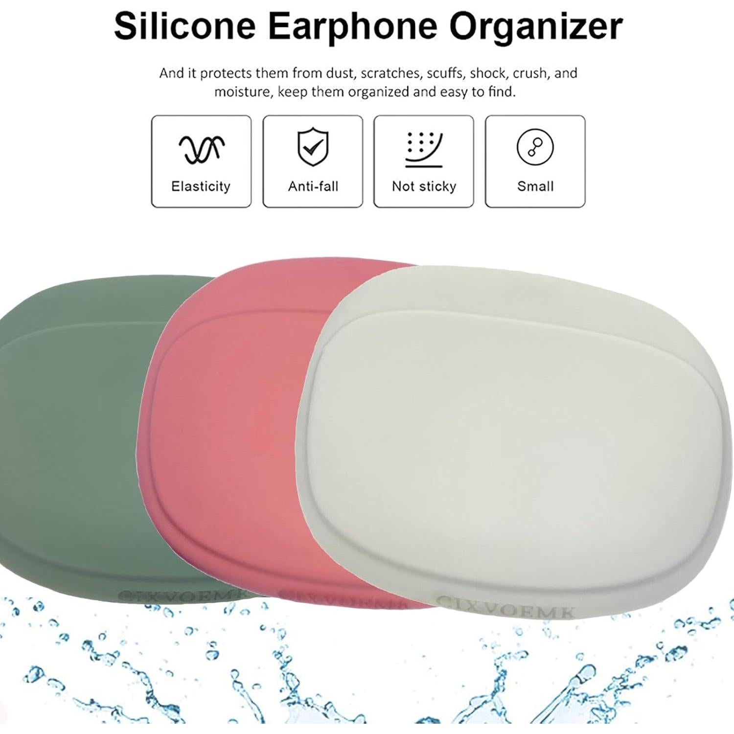 Organizador de Auriculares de Silicona CIXVOEMK - 3 Colores