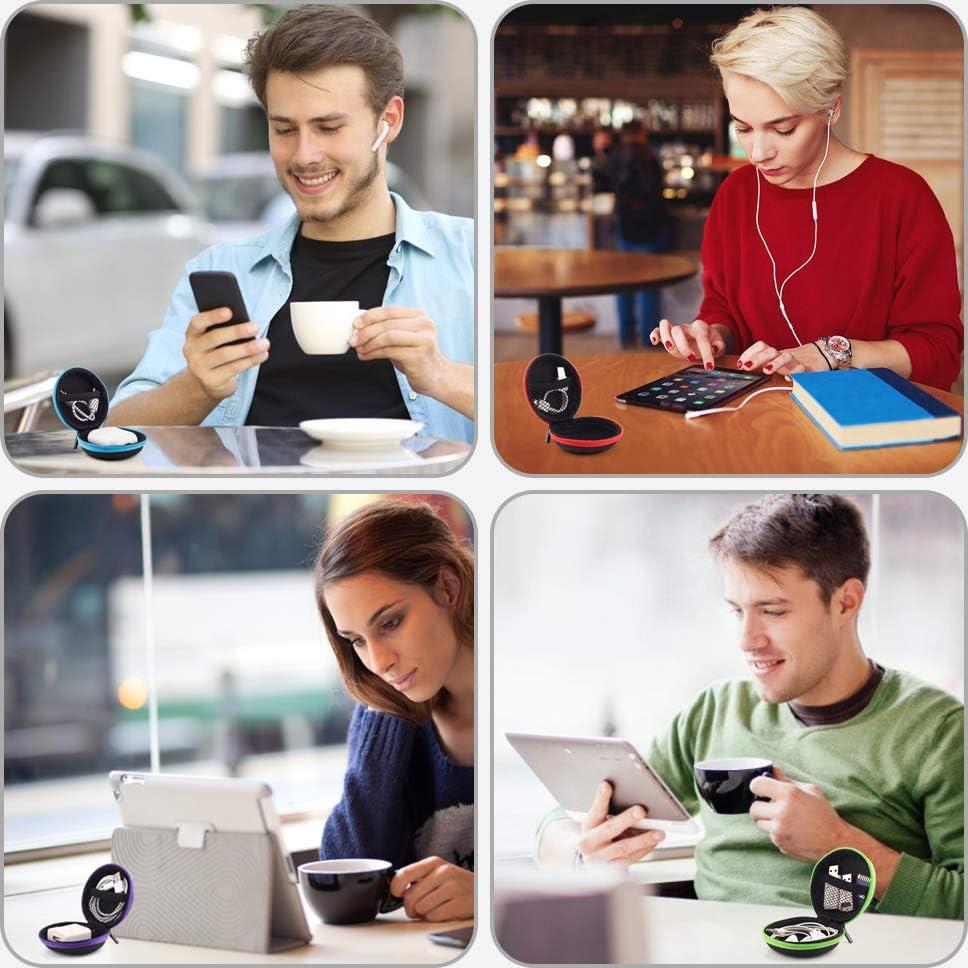 Estuche para Auriculares SUNGUY 5-Pack con Carabineras