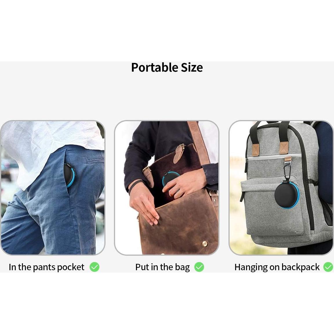 Estuche para Auriculares SUNGUY 5-Pack con Carabineras