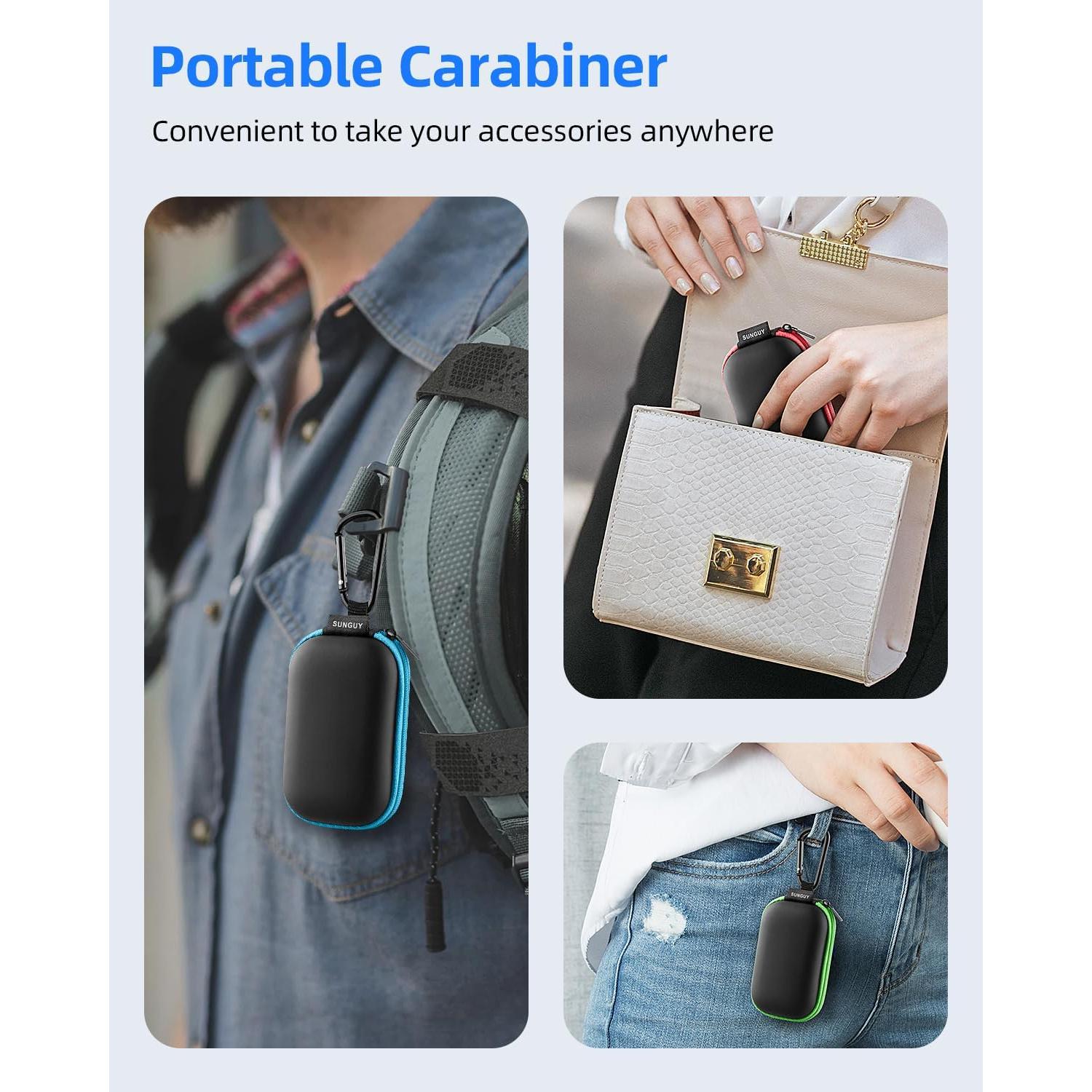 Estuche para Auriculares SUNGUY 4Pack Rectangular Multicolor