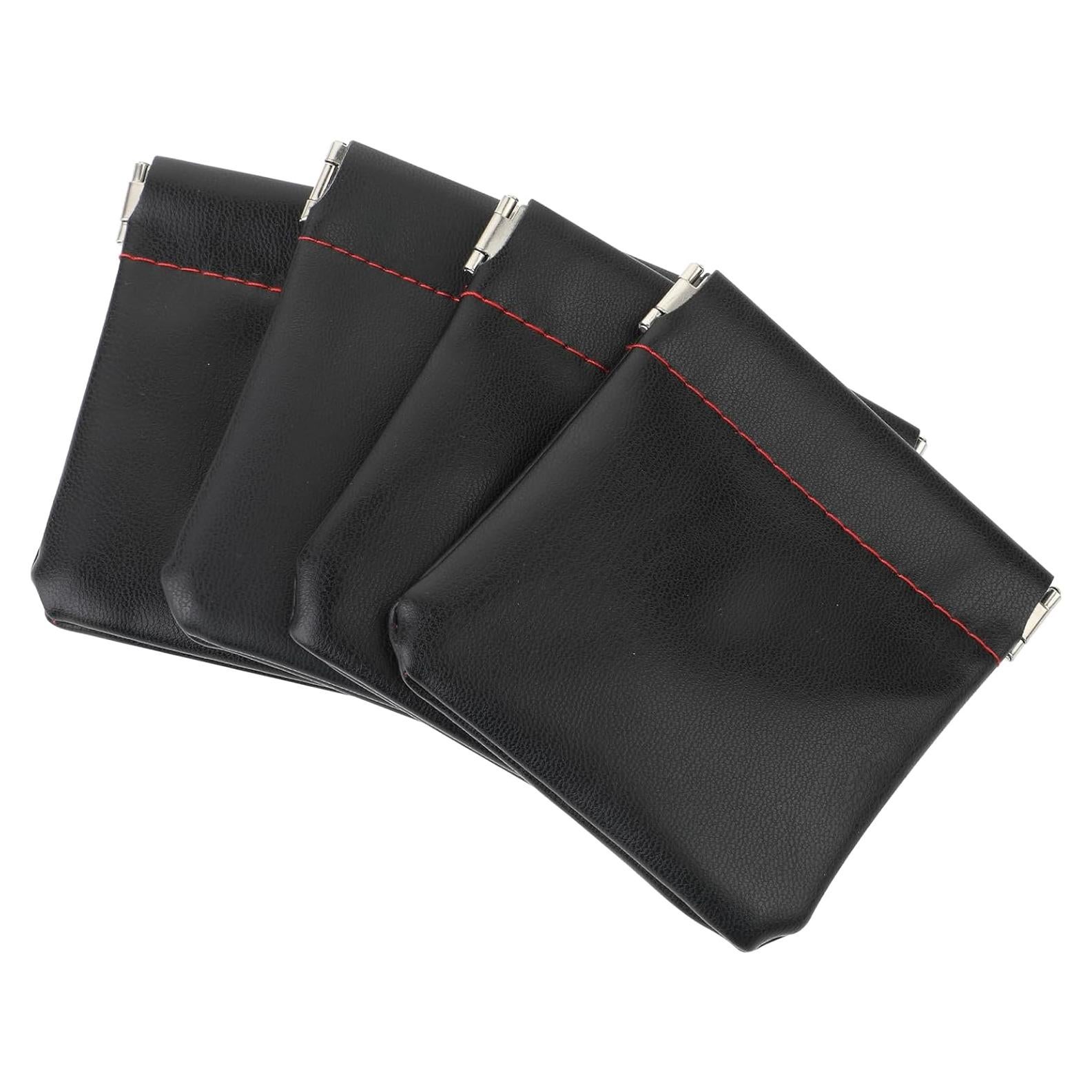 Funda para Auriculares Molain 4Pcs Cuero PU Negro Compacta