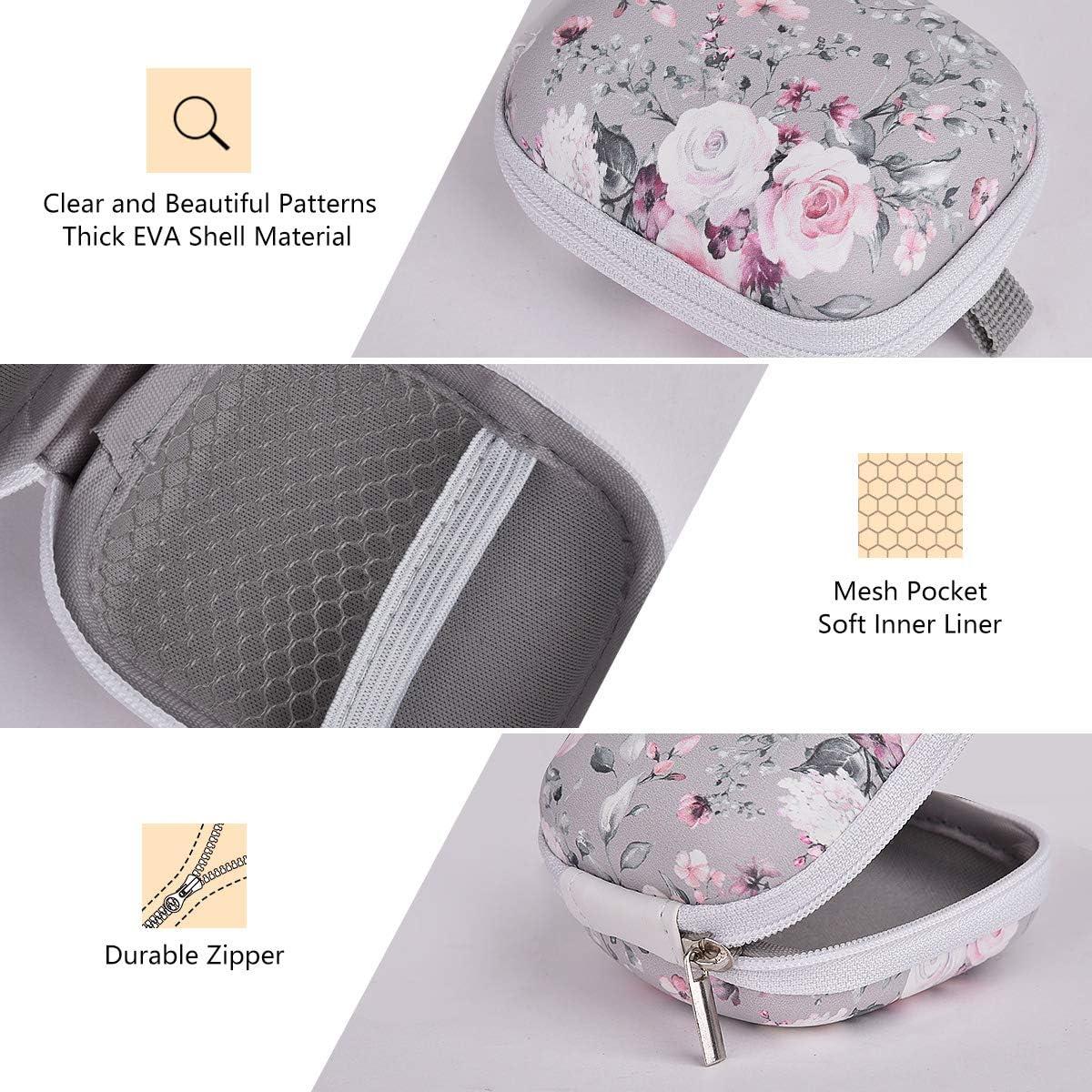 Funda Organizador AIRSPO para AirPods Pro 2 y 4 - Rosa Gris