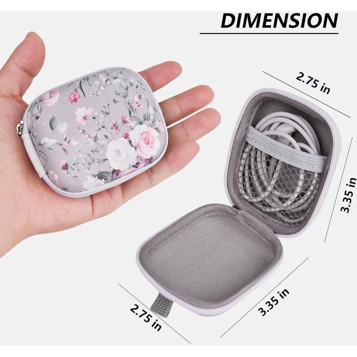 Funda Organizador AIRSPO para AirPods Pro 2 y 4 - Rosa Gris
