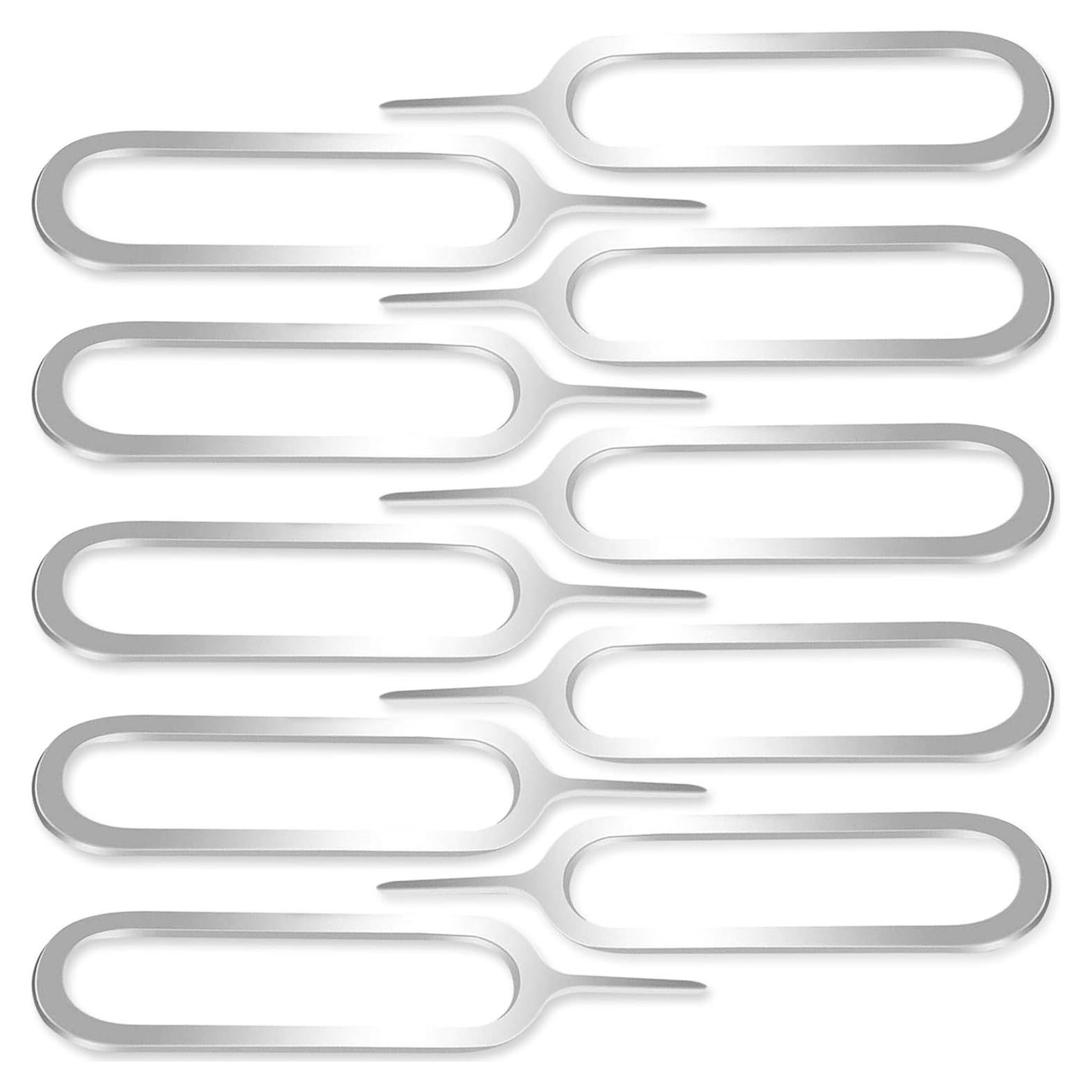 10 Piezas Herramienta Extracción SIM Mobi Lock - Compatible iPhone, Android