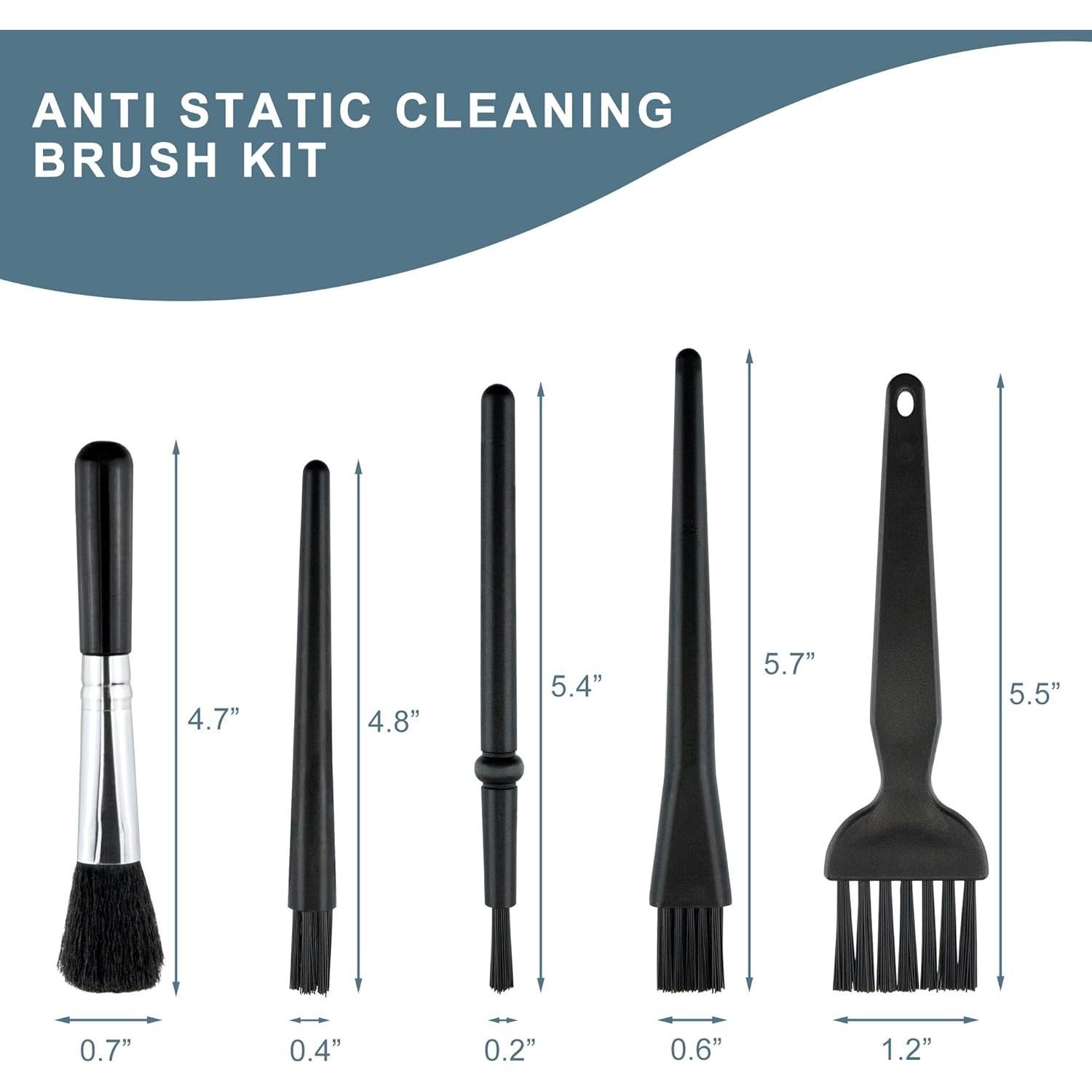 Kit de 5 Cepillos de Limpieza Antiestáticos Juxiamal para Teclado
