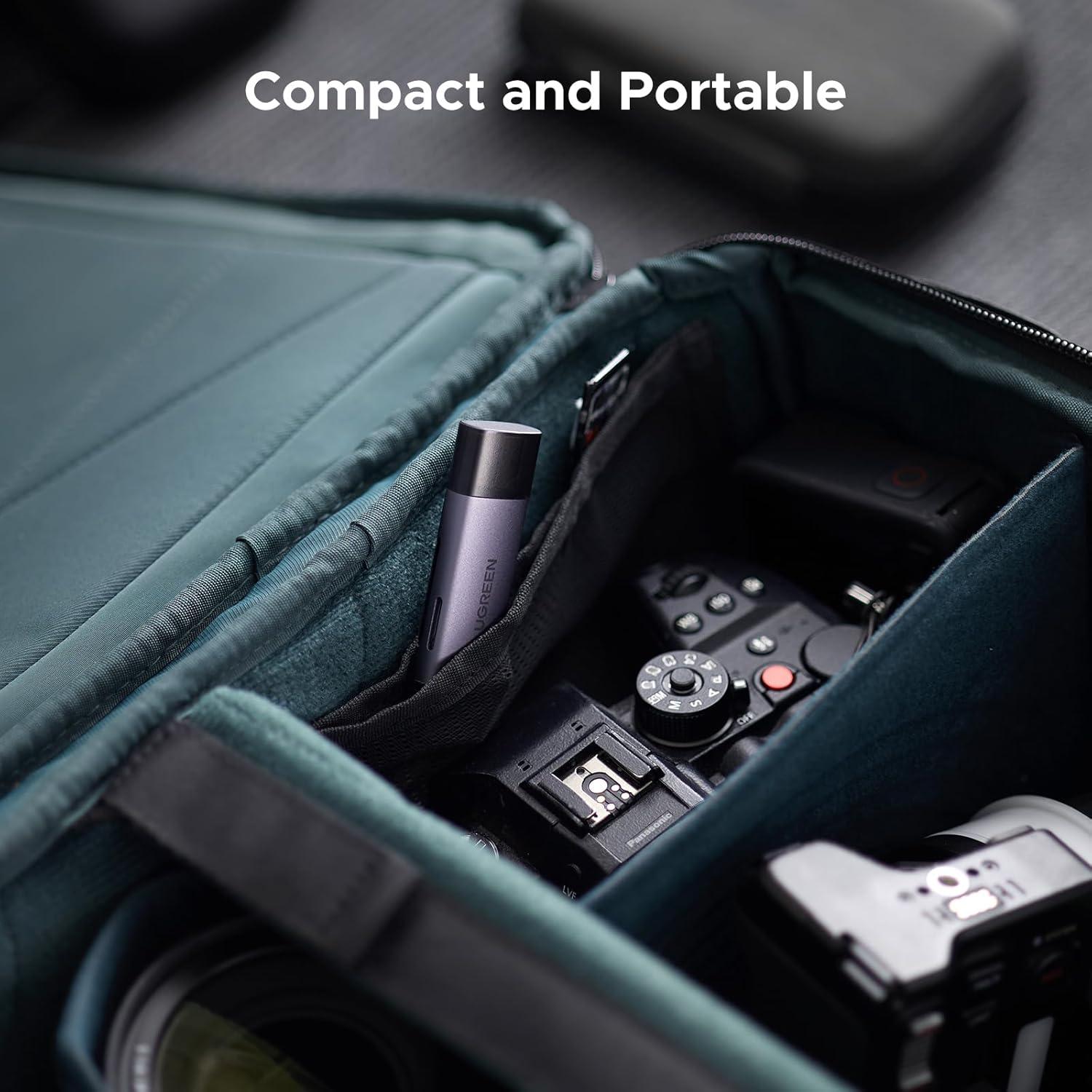 Lector de Tarjetas SD UGREEN USB C y USB A 5Gbps 2 en 1