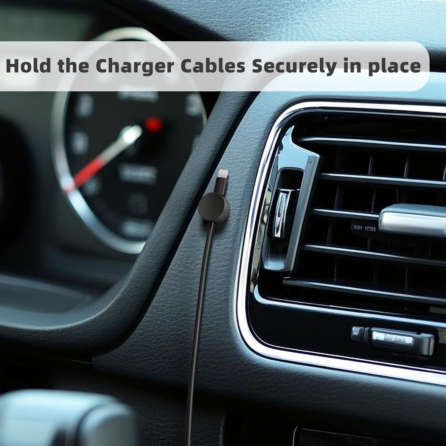 Organizador de Cables Magnético Roctee 8 Pack - Soporte Adhesivo