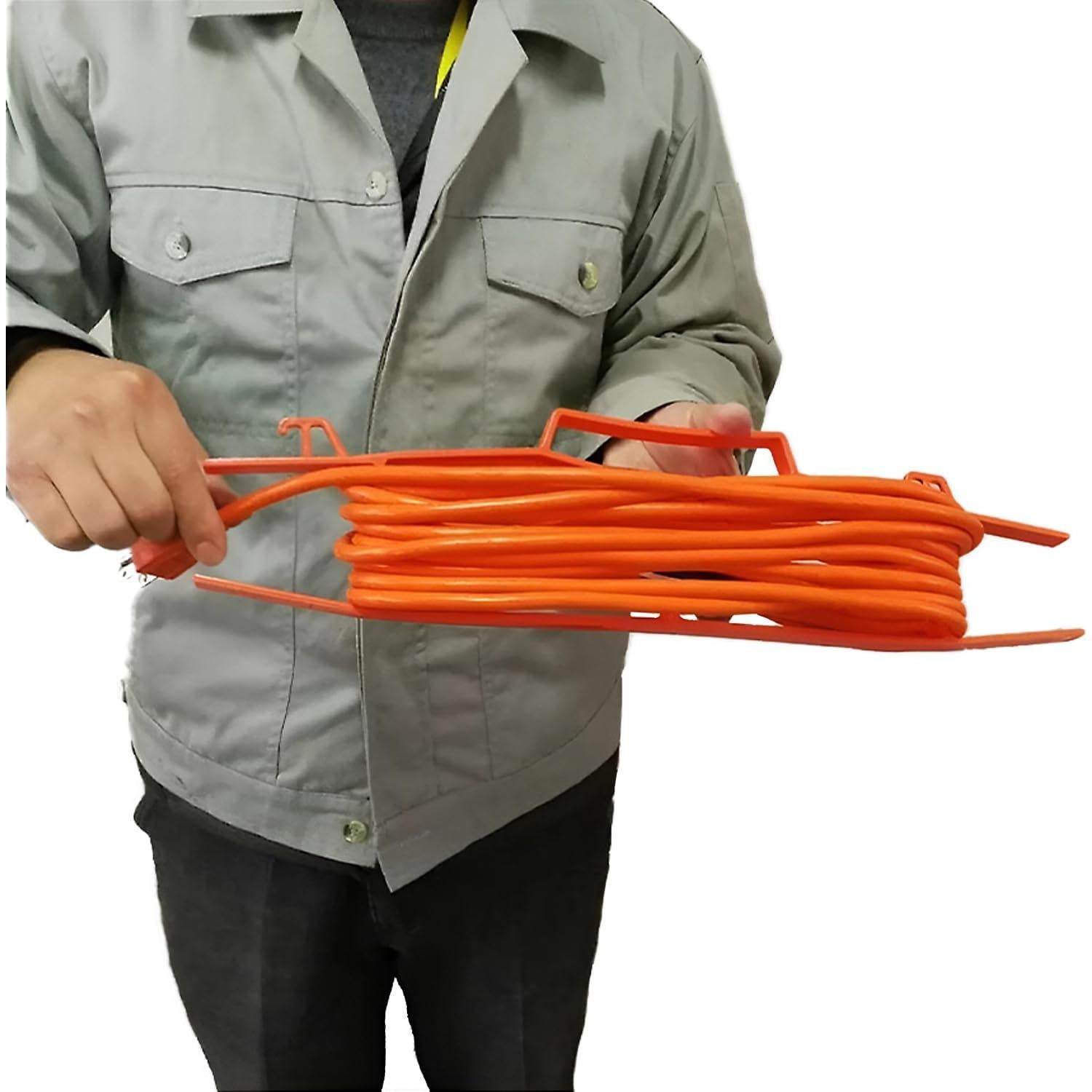 Organizador de Cuerda de Plástico Black Duck - 4 Envolturas Naranjas 44.5 cm