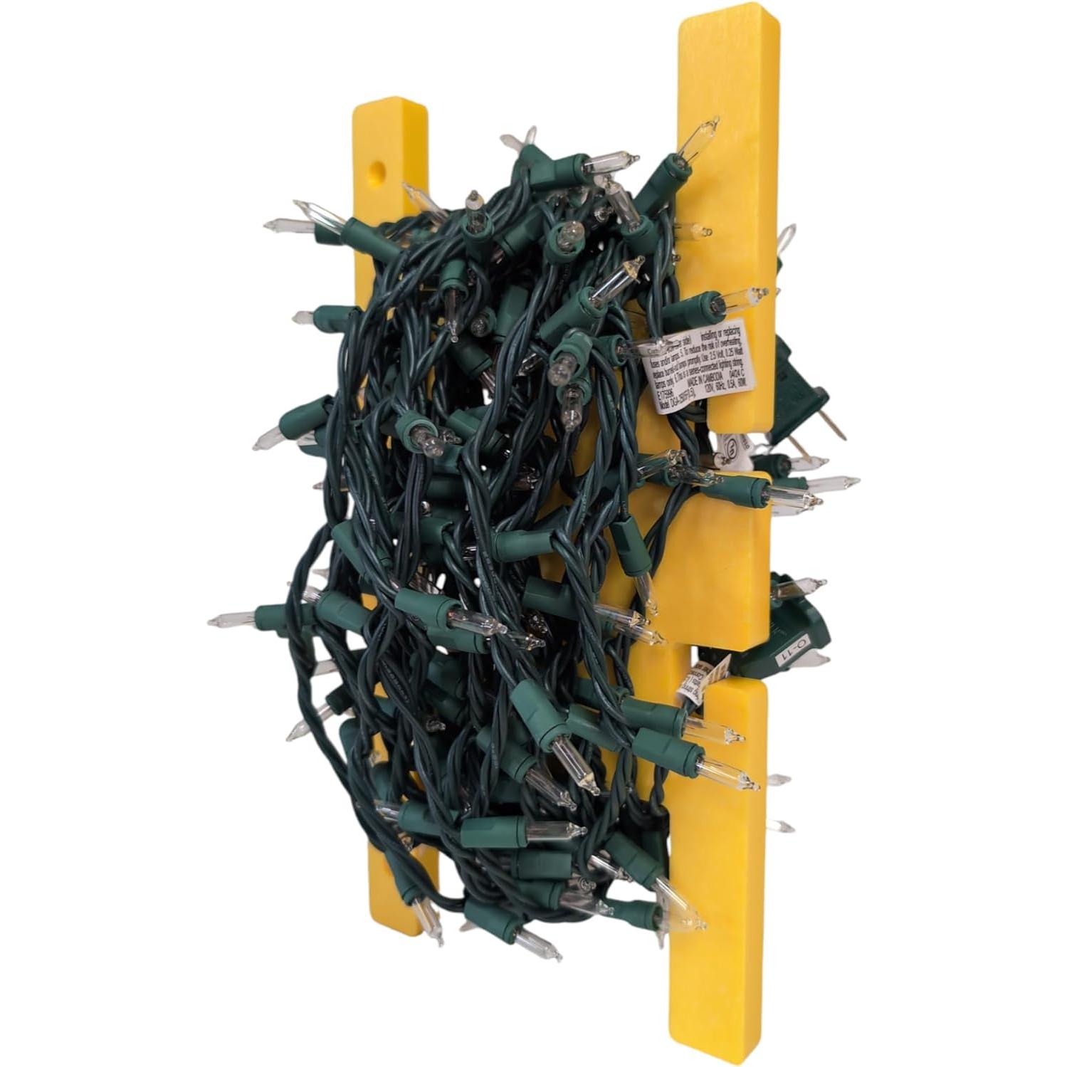 Carrete Organizador de Cable Eléctrico Cauff Amarillo 30.48m