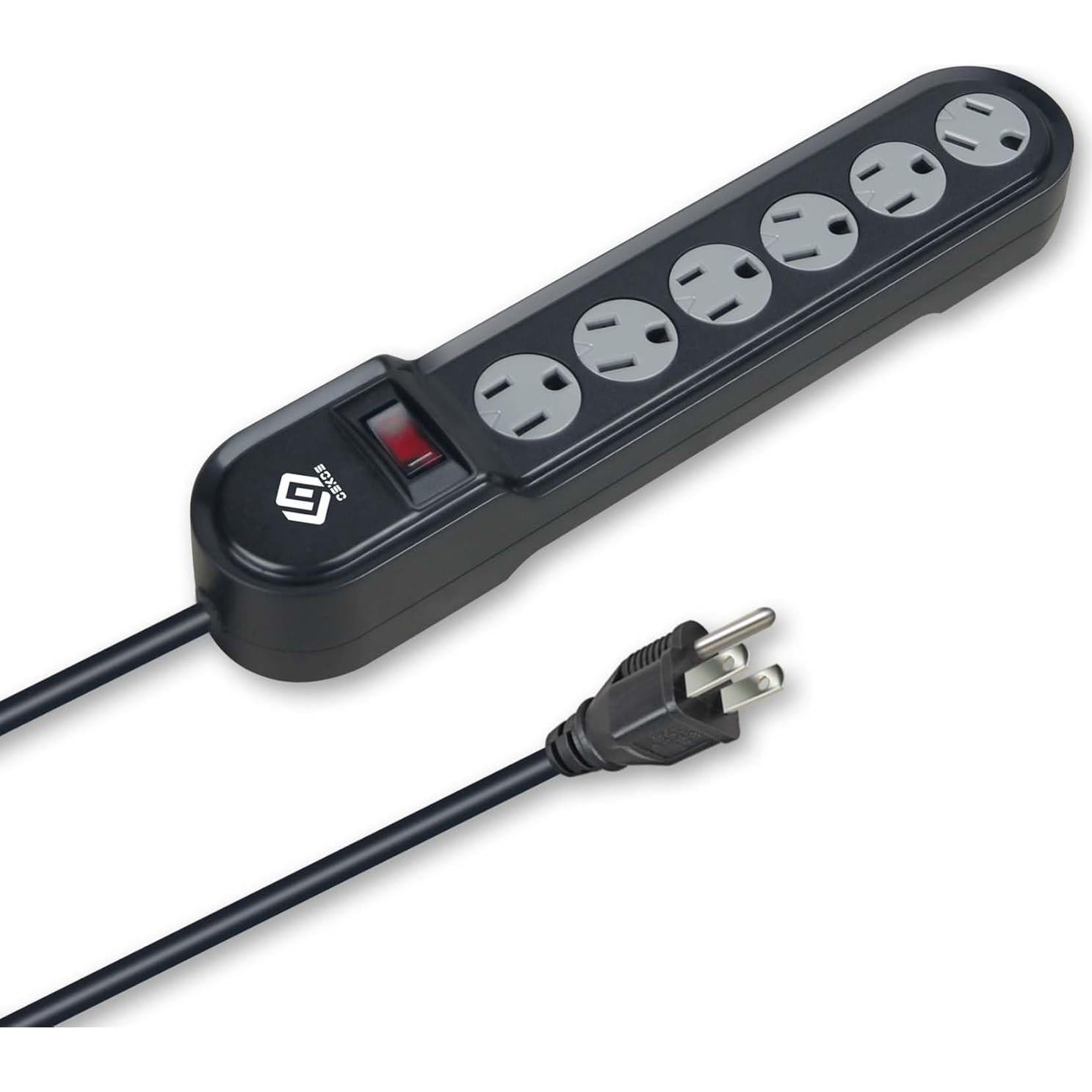 Protector de Sobretensión Oskos 6 Salidas 500 Julios 1.83m