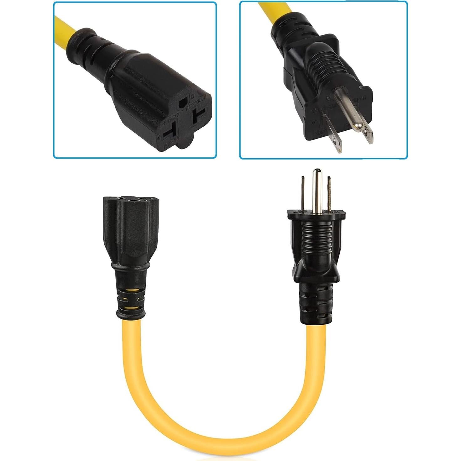 Adaptador de Enchufe AC 12AWG 15A a 20A Guoxu 32cm