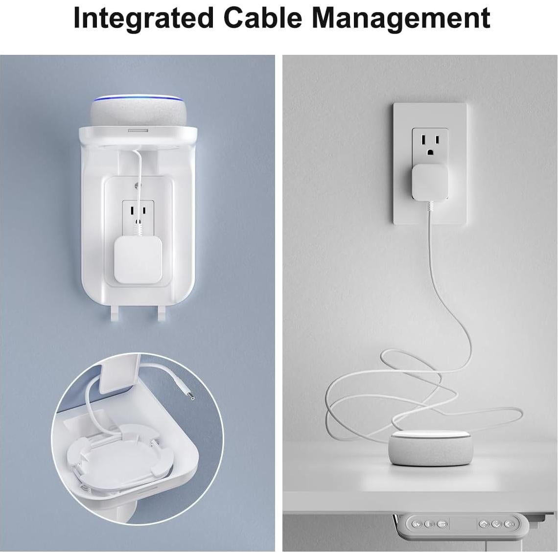 Estante de Pared Suptek Blanco Mate, Soporta 9 kg, Ideal para Baño y Cocina