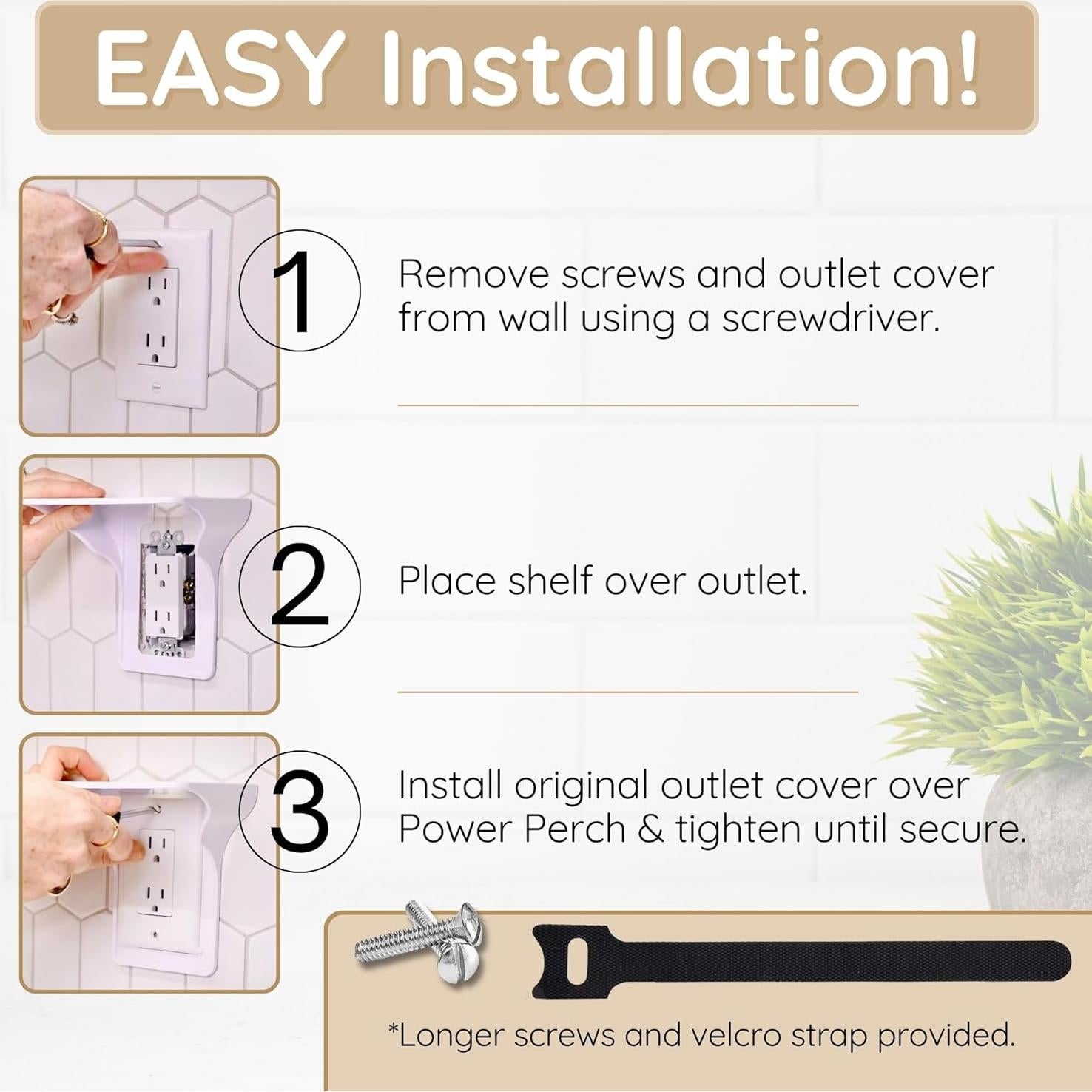 Estante de Salida Power Perch BeraTek Blanco 10 lbs