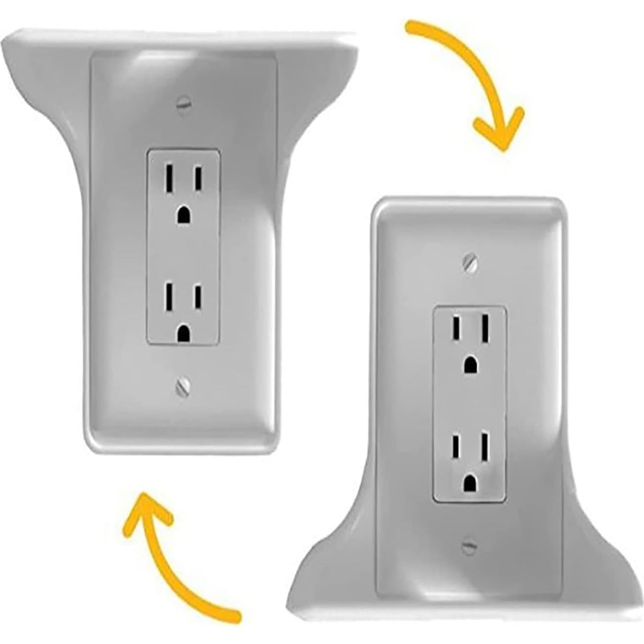 Estante de Pared para Tomacorrientes LOUIS FELT - 2 Unidades Blanco