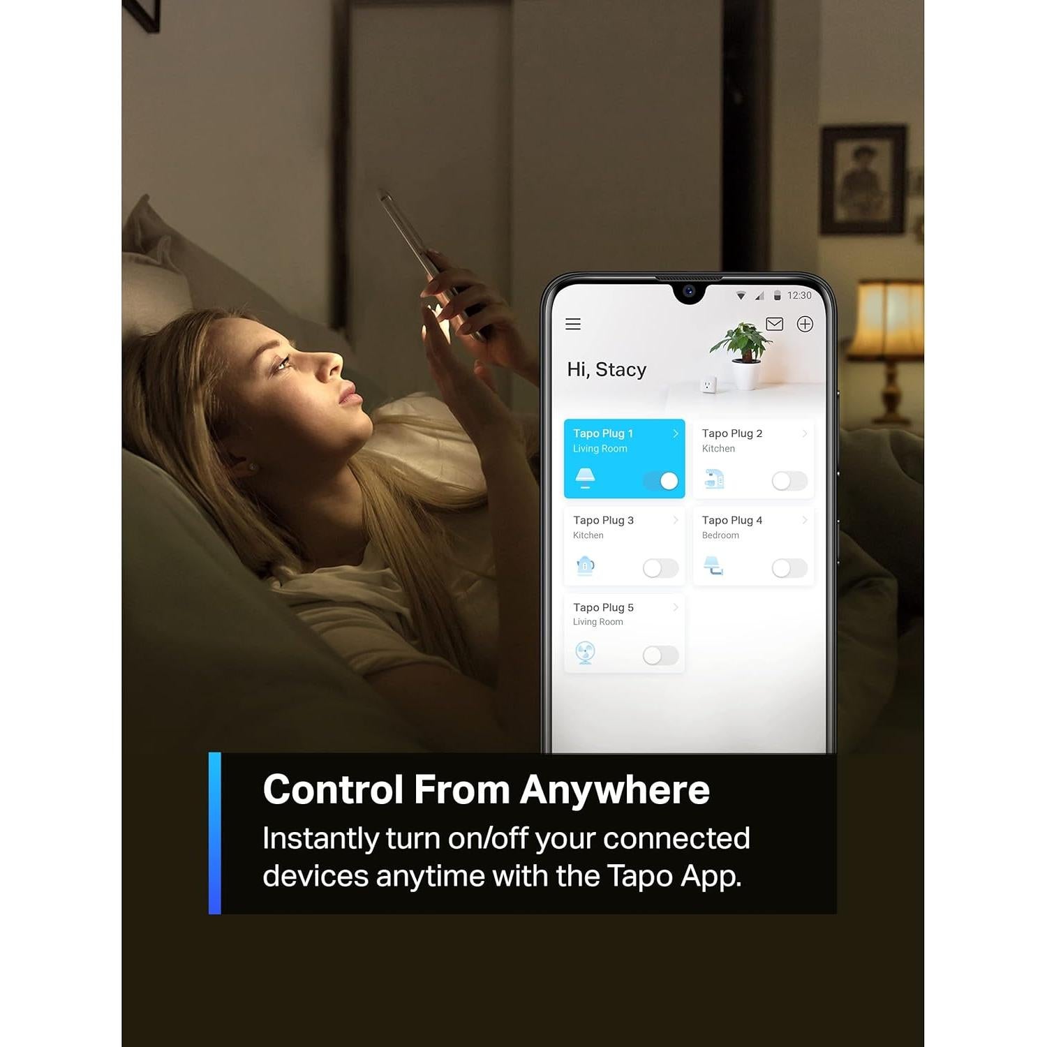 Enchufe Inteligente TP-Link Tapo P105 Mini 4-Pack Wi-Fi 240V