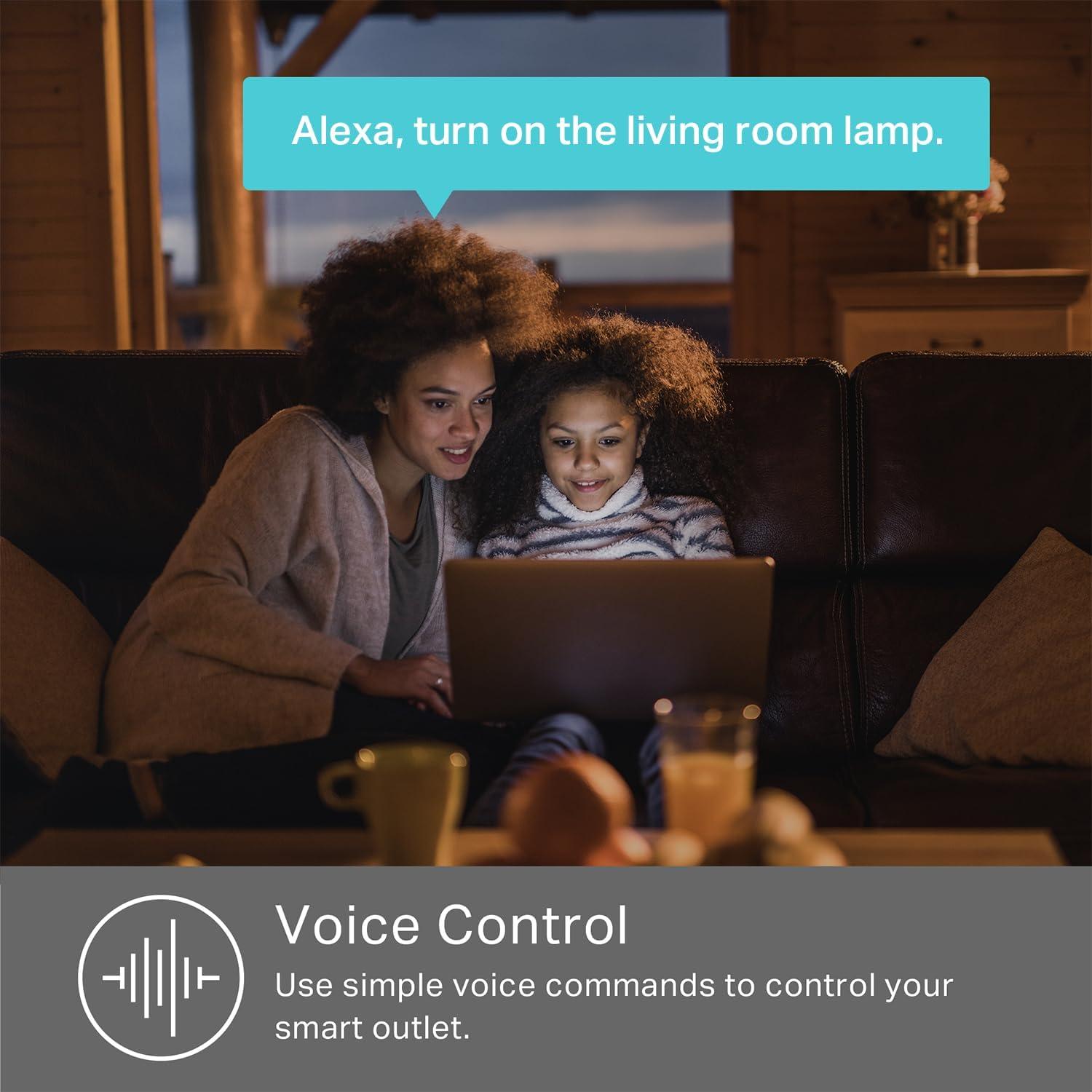 Enchufe Inteligente Kasa Smart KP200 Wi-Fi Control Remoto