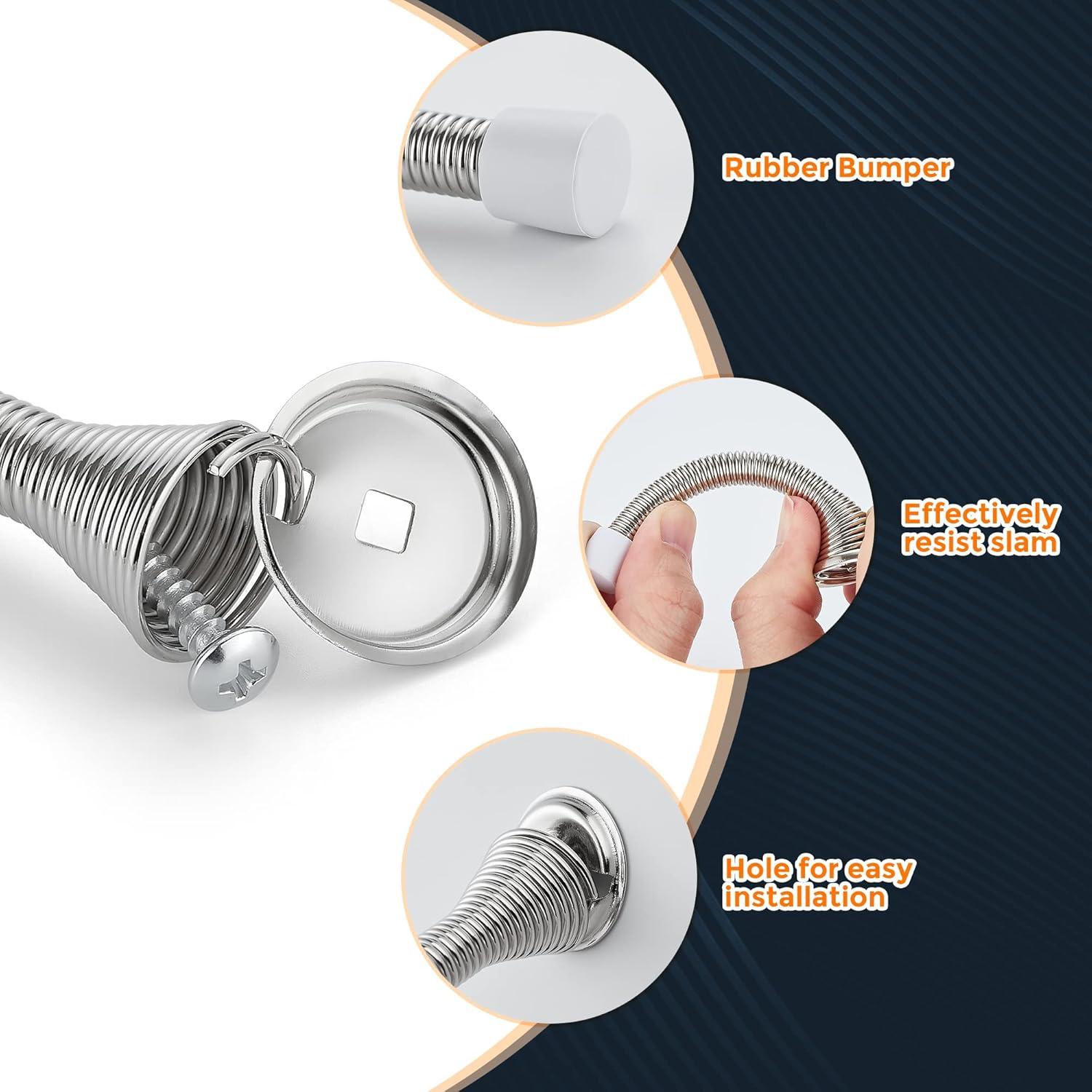 Topes de Puerta Ravinte - Paquete de 12 con Punta de Goma