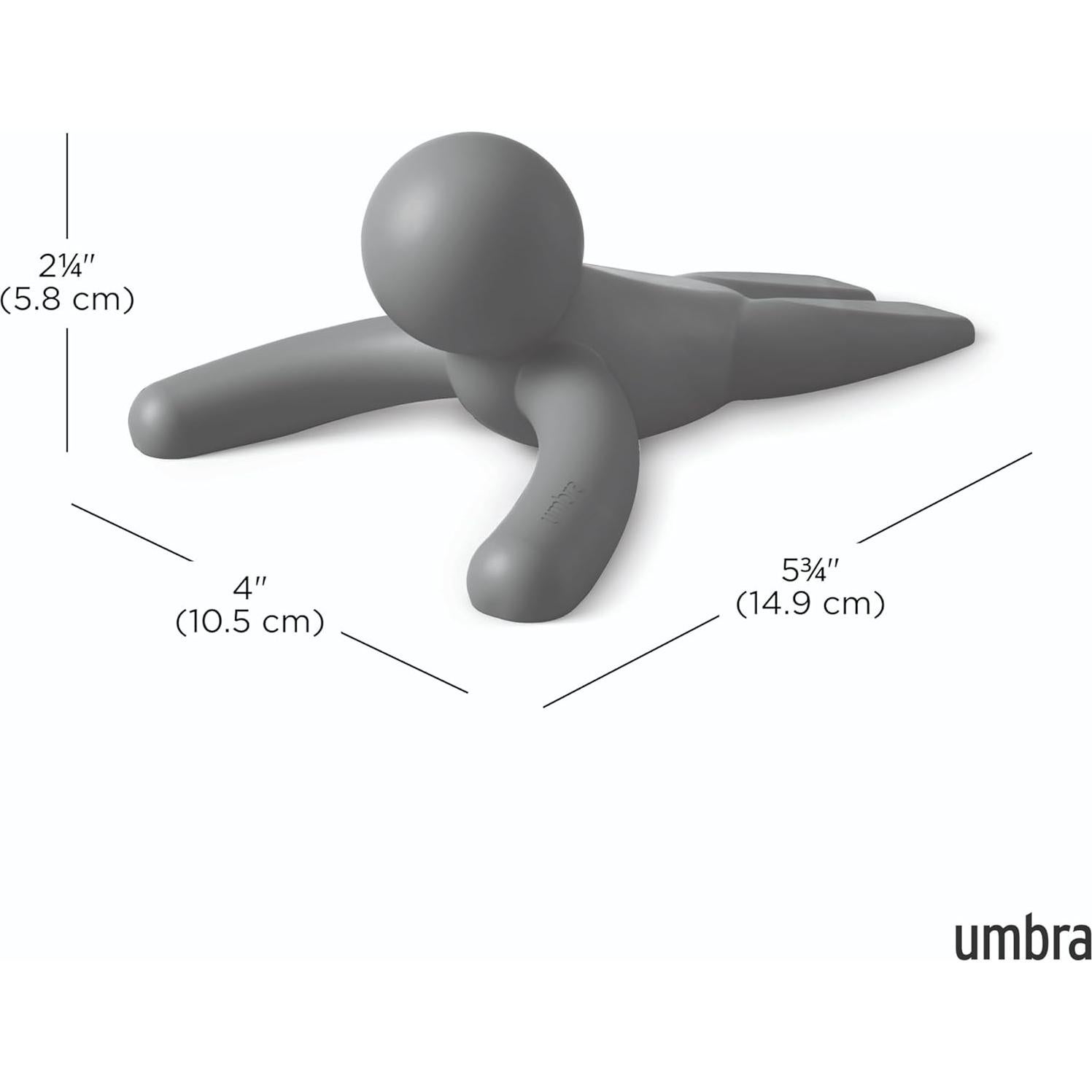 Tope de Puerta Buddy Umbra Gris Antideslizante 0.1 kg