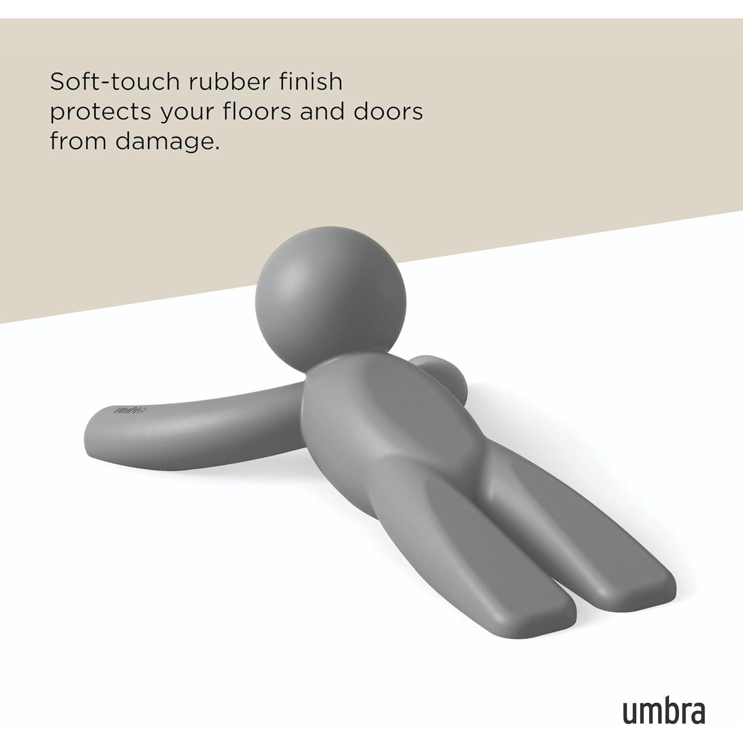 Tope de Puerta Buddy Umbra Gris Antideslizante 0.1 kg