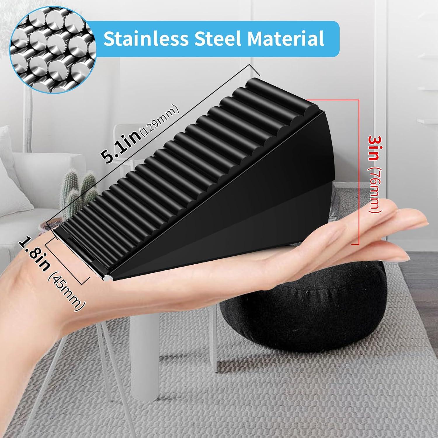 Tope de puerta alto AIMAXINKE de acero inoxidable 76 mm