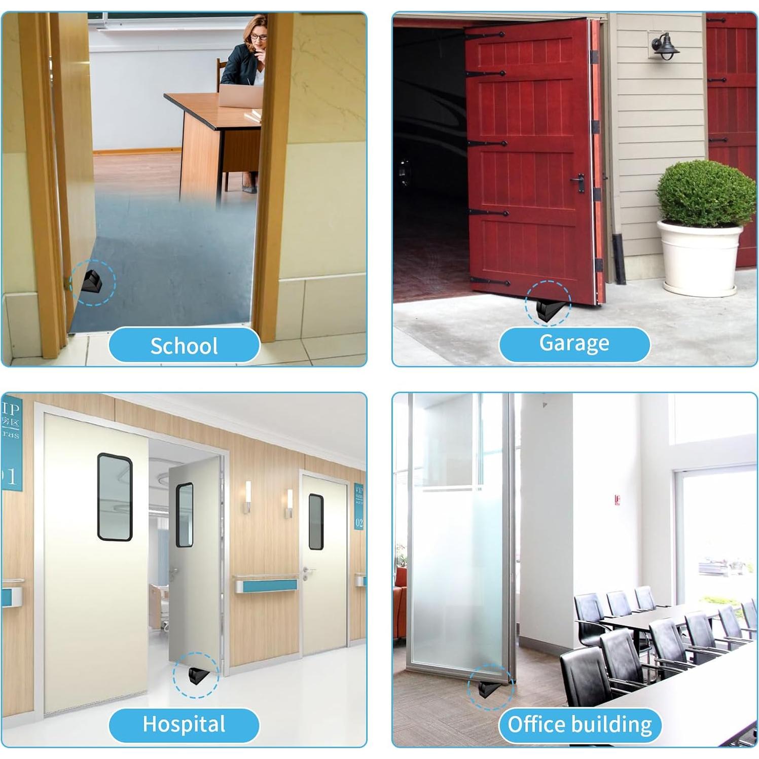 Tope de puerta alto AIMAXINKE de acero inoxidable 76 mm