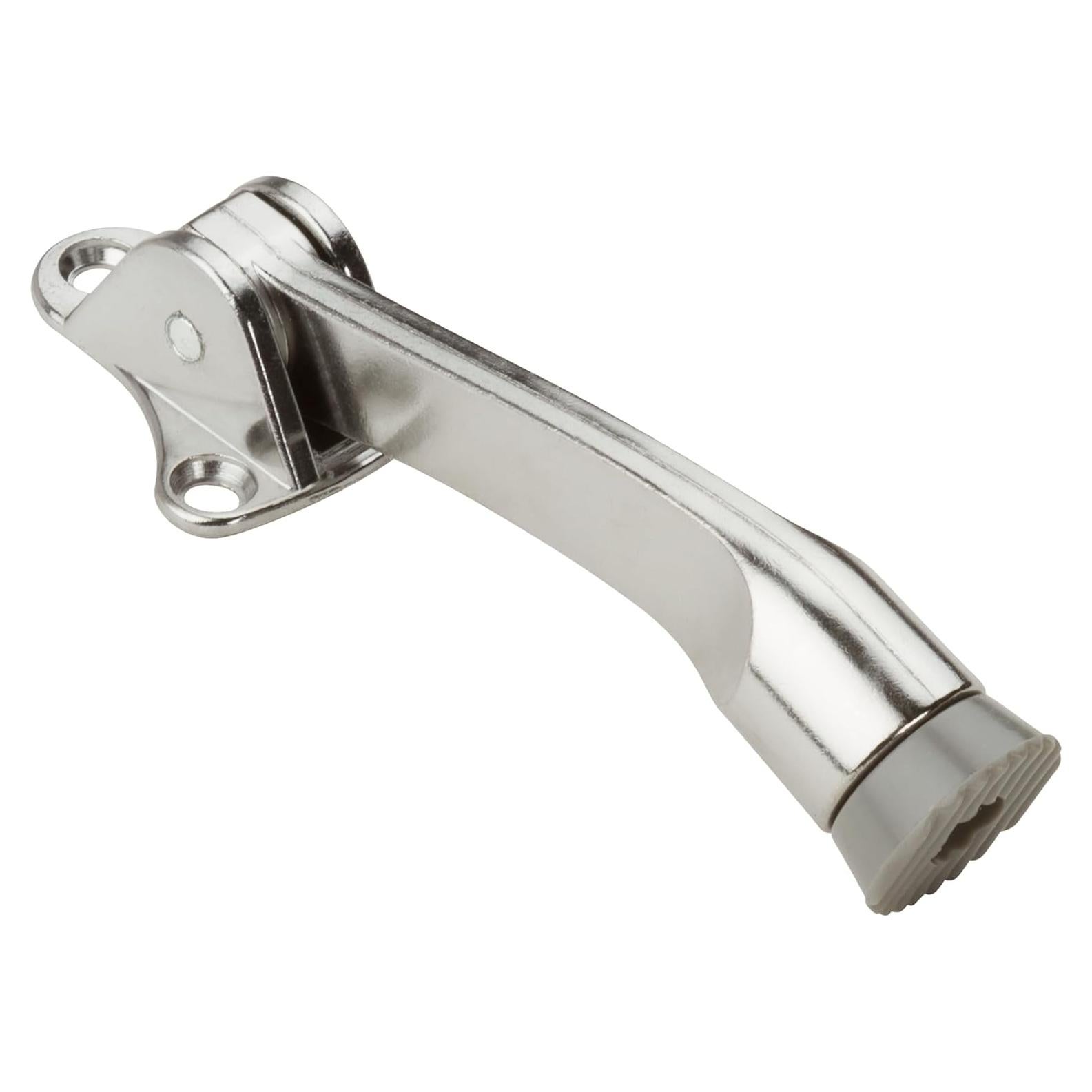 Tope de Puerta de Patada Hardware Nacional N273-532 Cromo Satinado