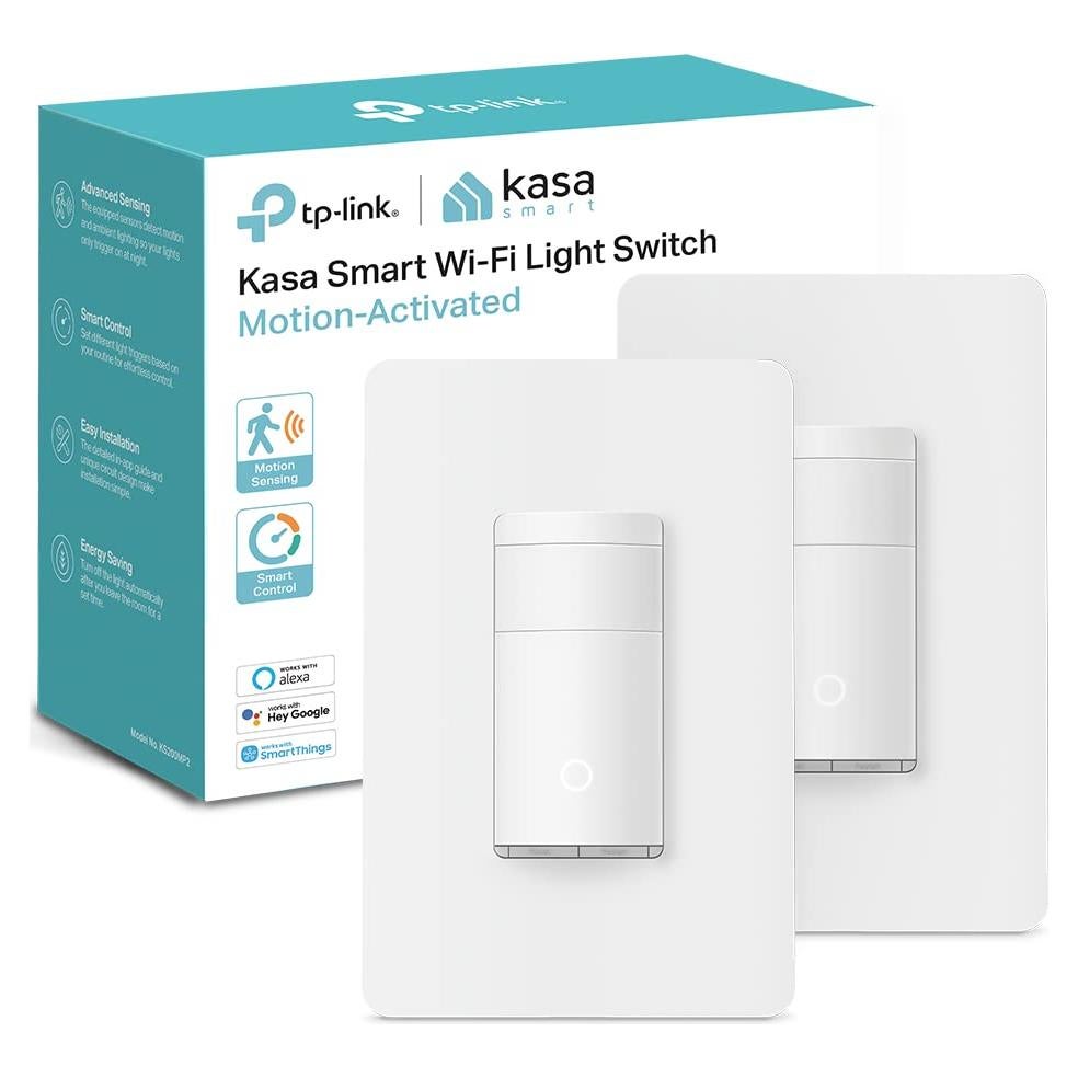 Interruptor Inteligente Kasa Smart KS200M con Sensor de Movimiento - Paquete de 2