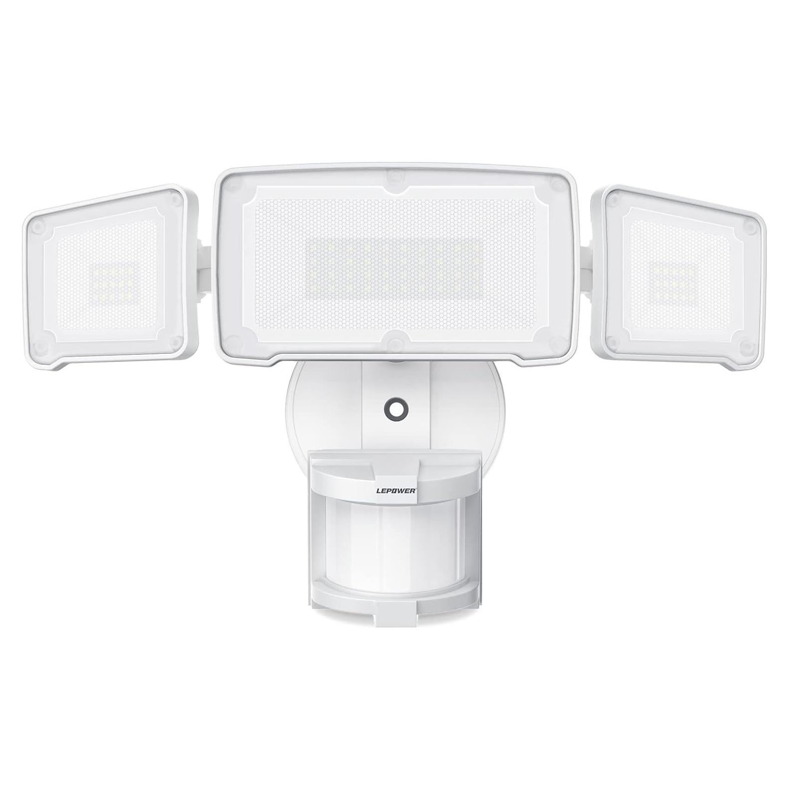 LEPOWER Luz de Seguridad LED 38W con Sensor de Movimiento IP65