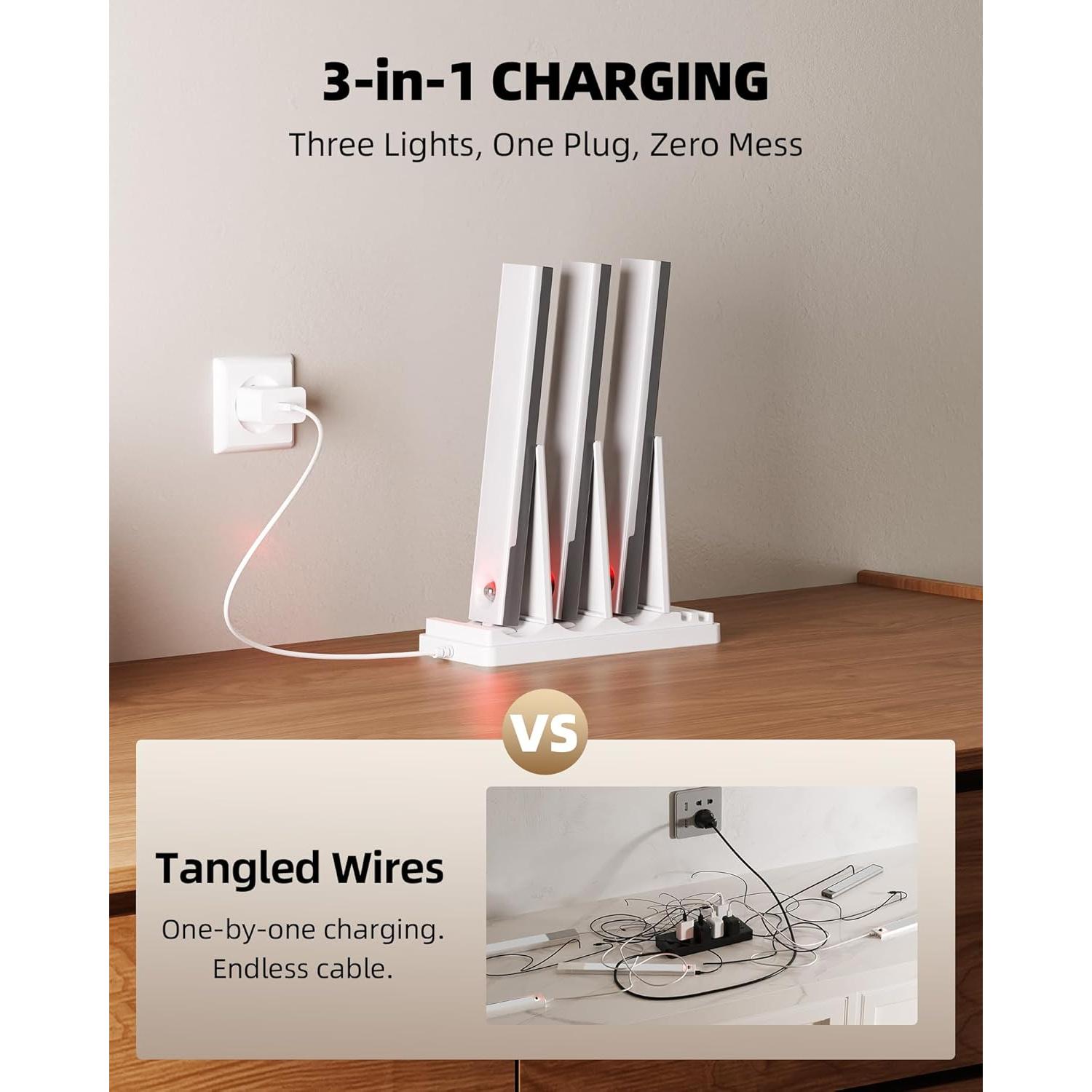 EZVALO 6 Luces Bajo Gabinete Inalámbricas con Sensor y Control Remoto