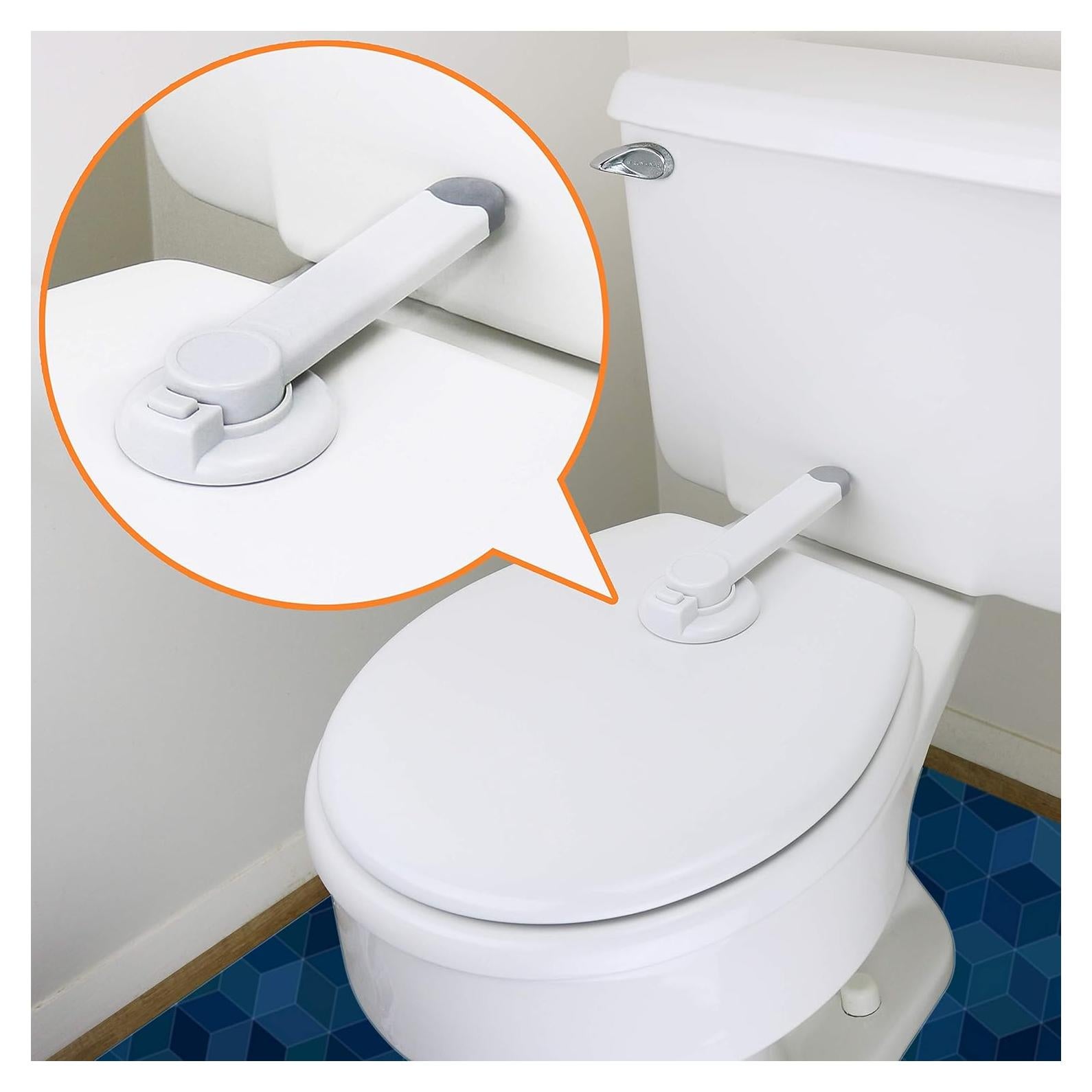 Cerradura de Inodoro Wappa Baby - Seguridad para Bebés - Blanca