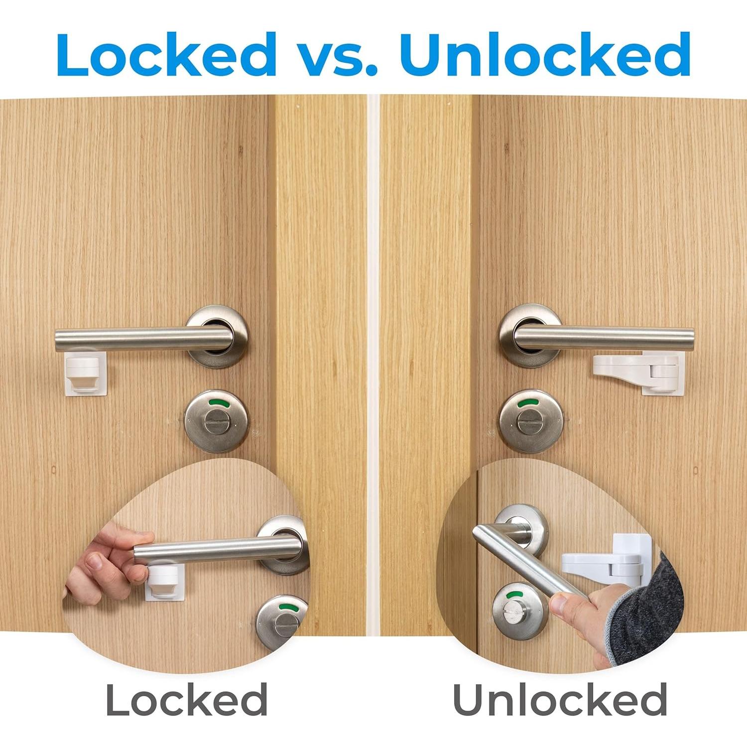 Bloqueo de Manija de Puerta HomeBrella - 6 Paquetes Seguridad Infantil